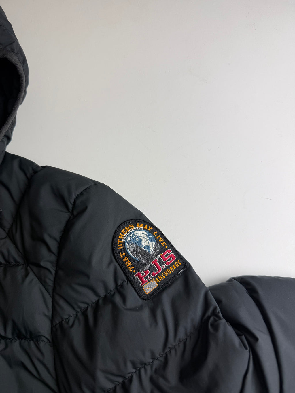 Parajumpers “ugo” last minute donsjack hoody black - Size M