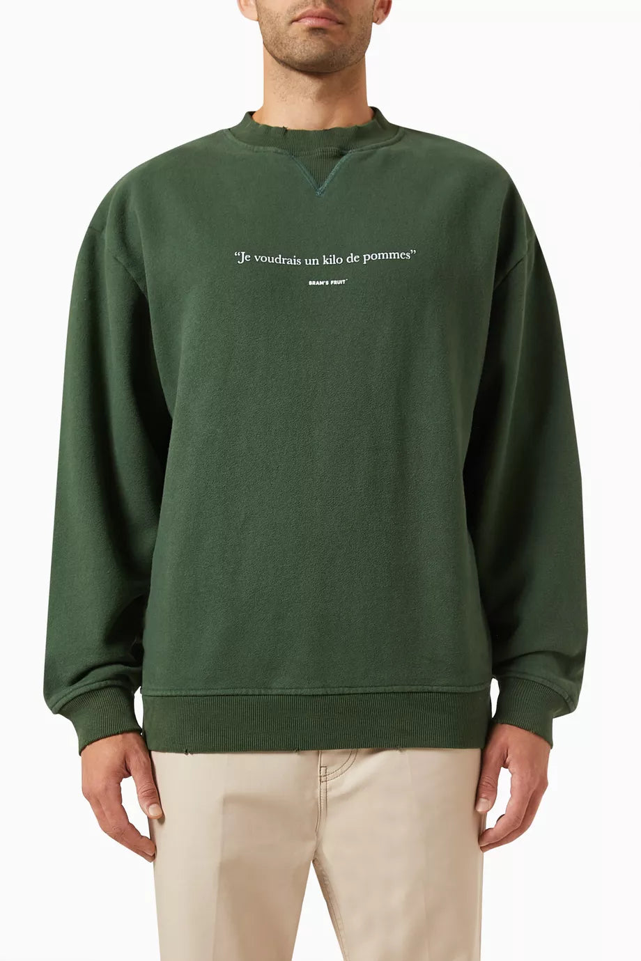 Brams fruit sweater green - maat L