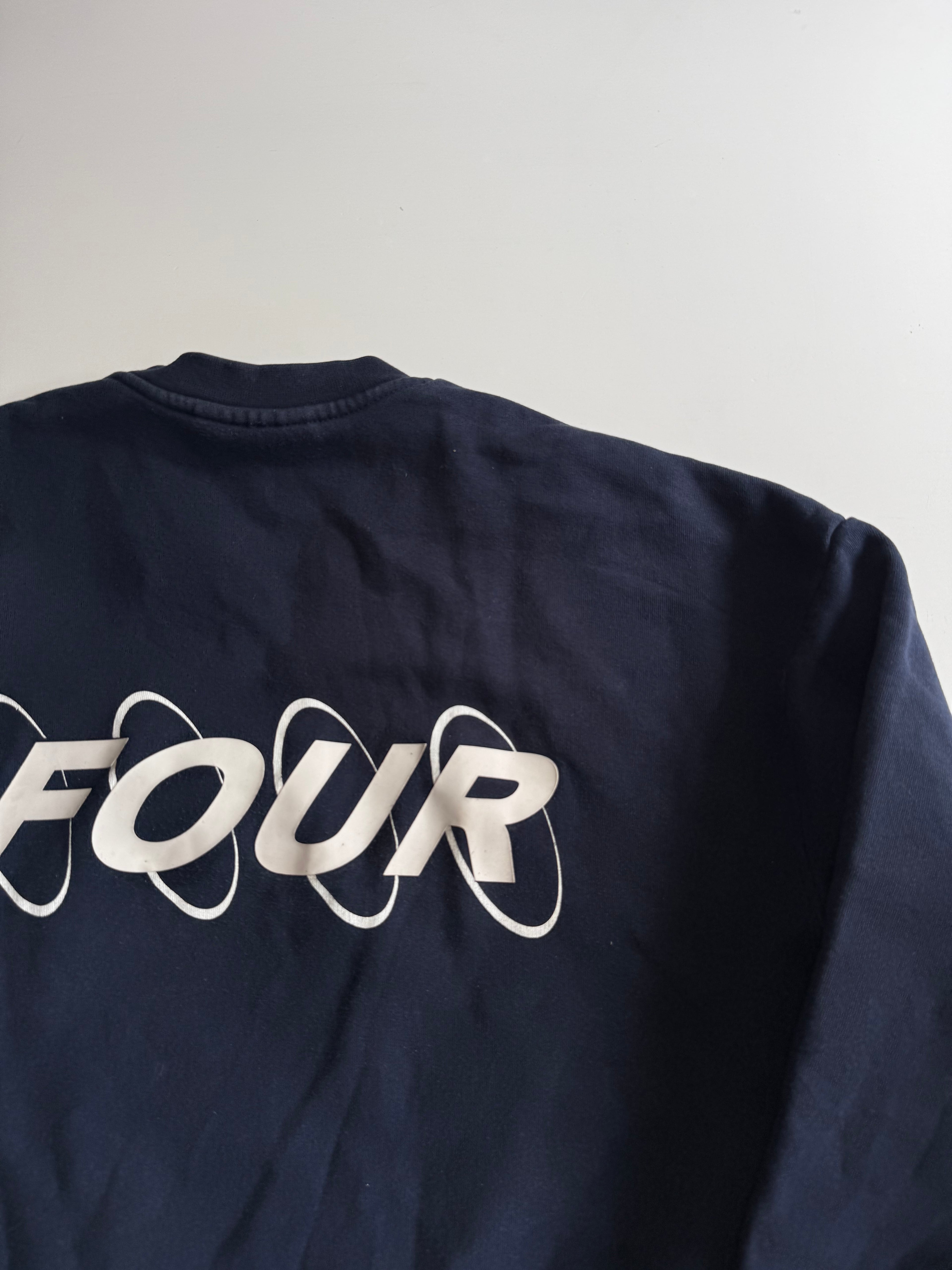 Four Amsterdam sweater navy backprint- Size S
