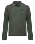 Emporio Armani polo longsleeve green - Size M