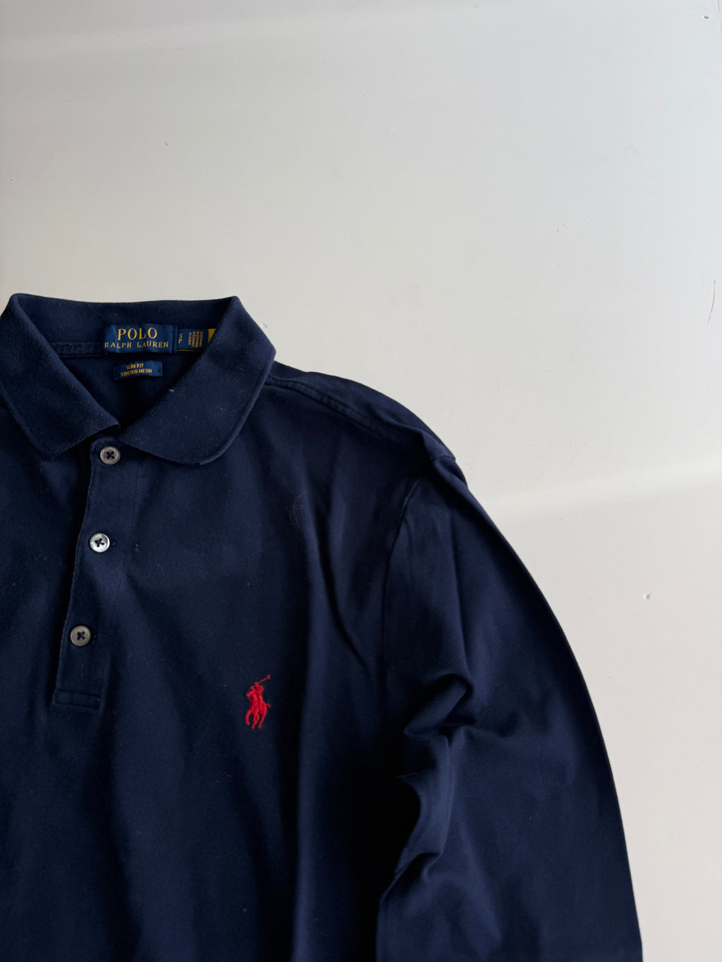 Polo Ralph Lauren polo Longsleeve navy - Size S