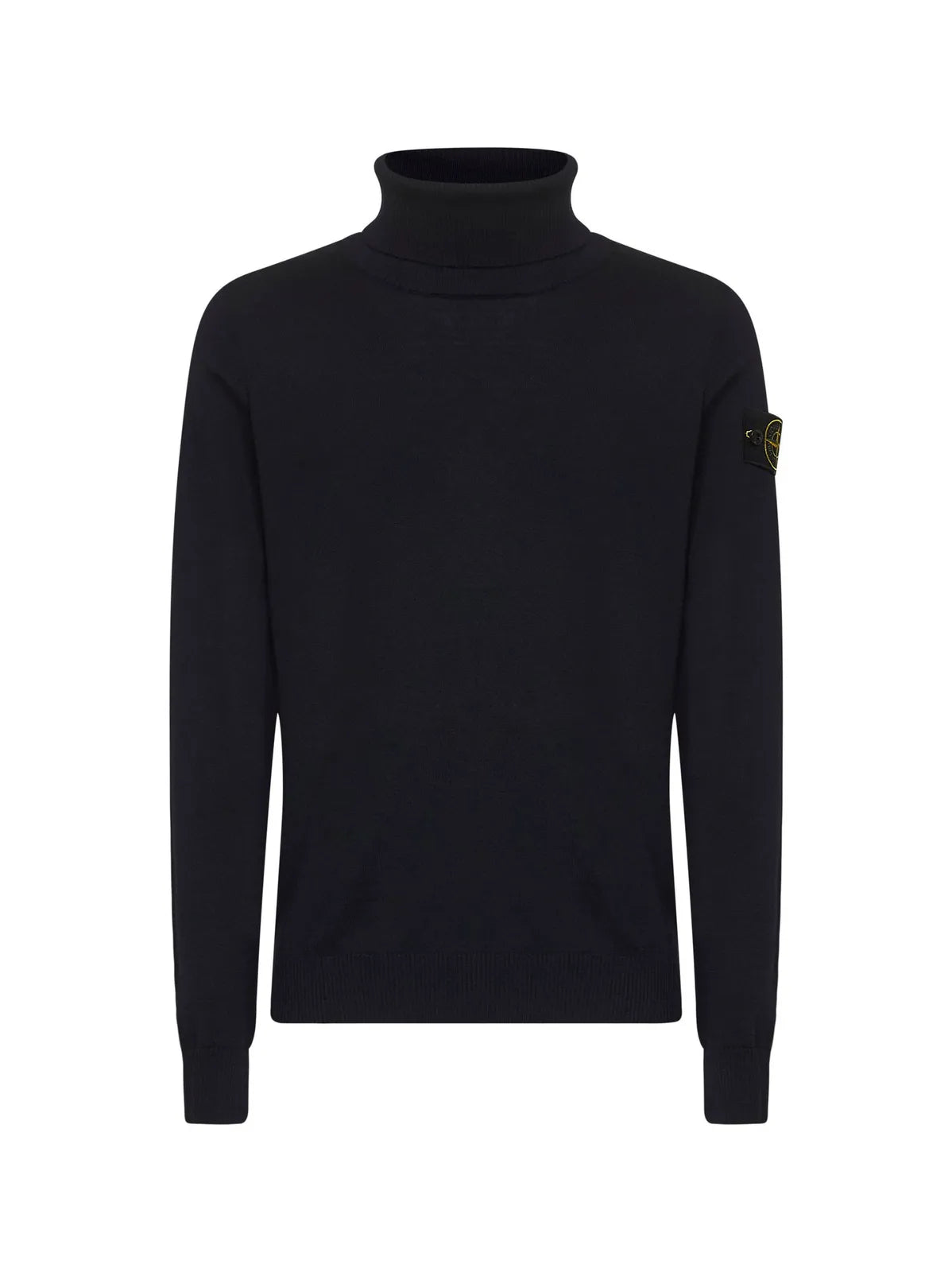 Stone Island Merino Wol  Coltrui - Zwart - maat L