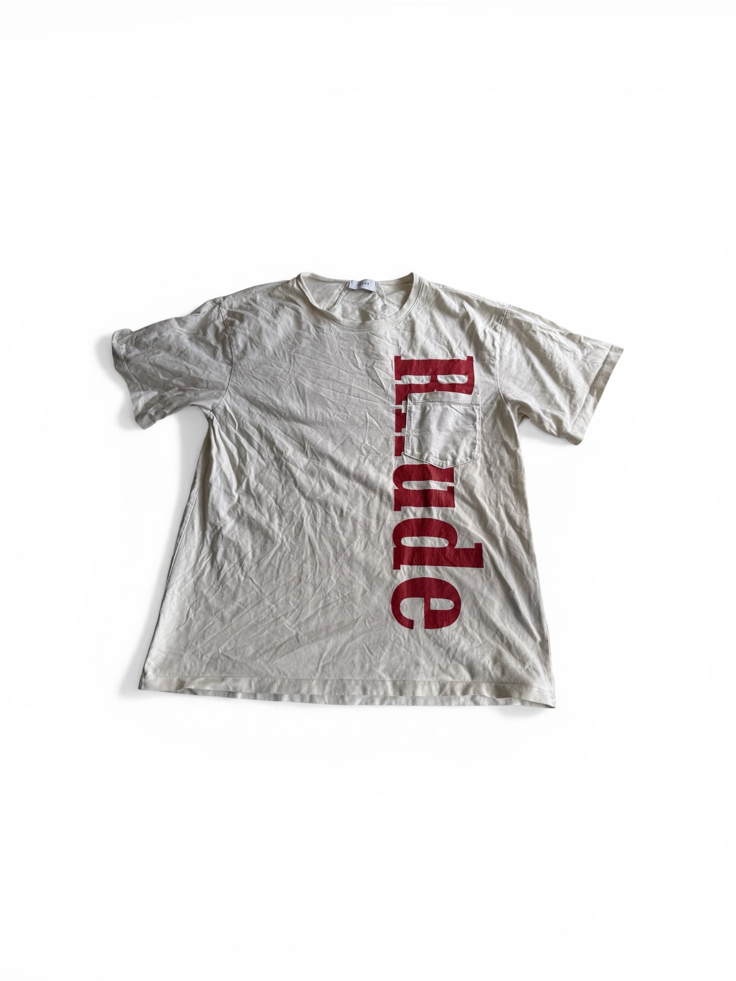 Rhude t-shirt oversized wit - maat s