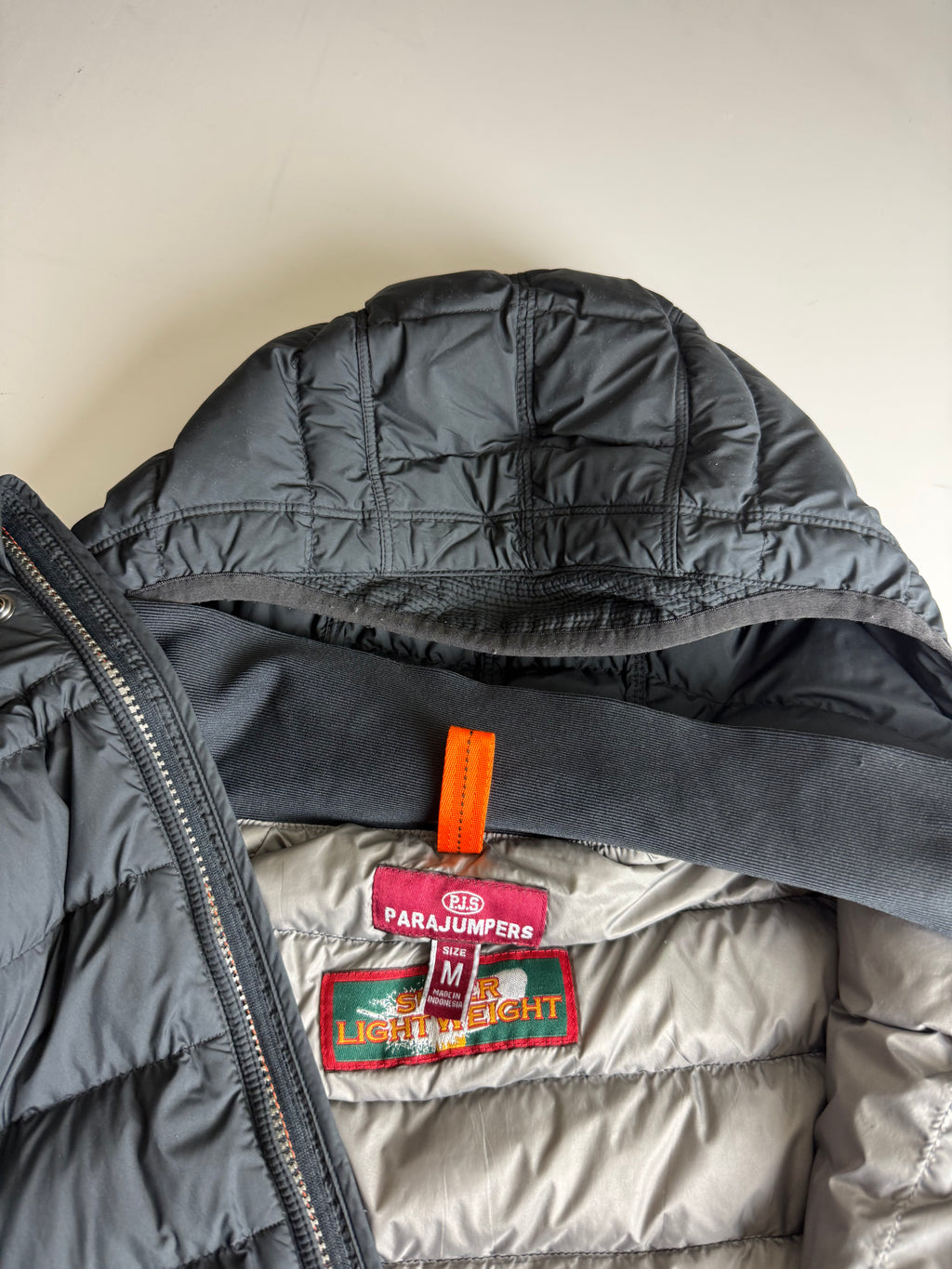 Parajumpers “ugo” last minute donsjack hoody black - Size M