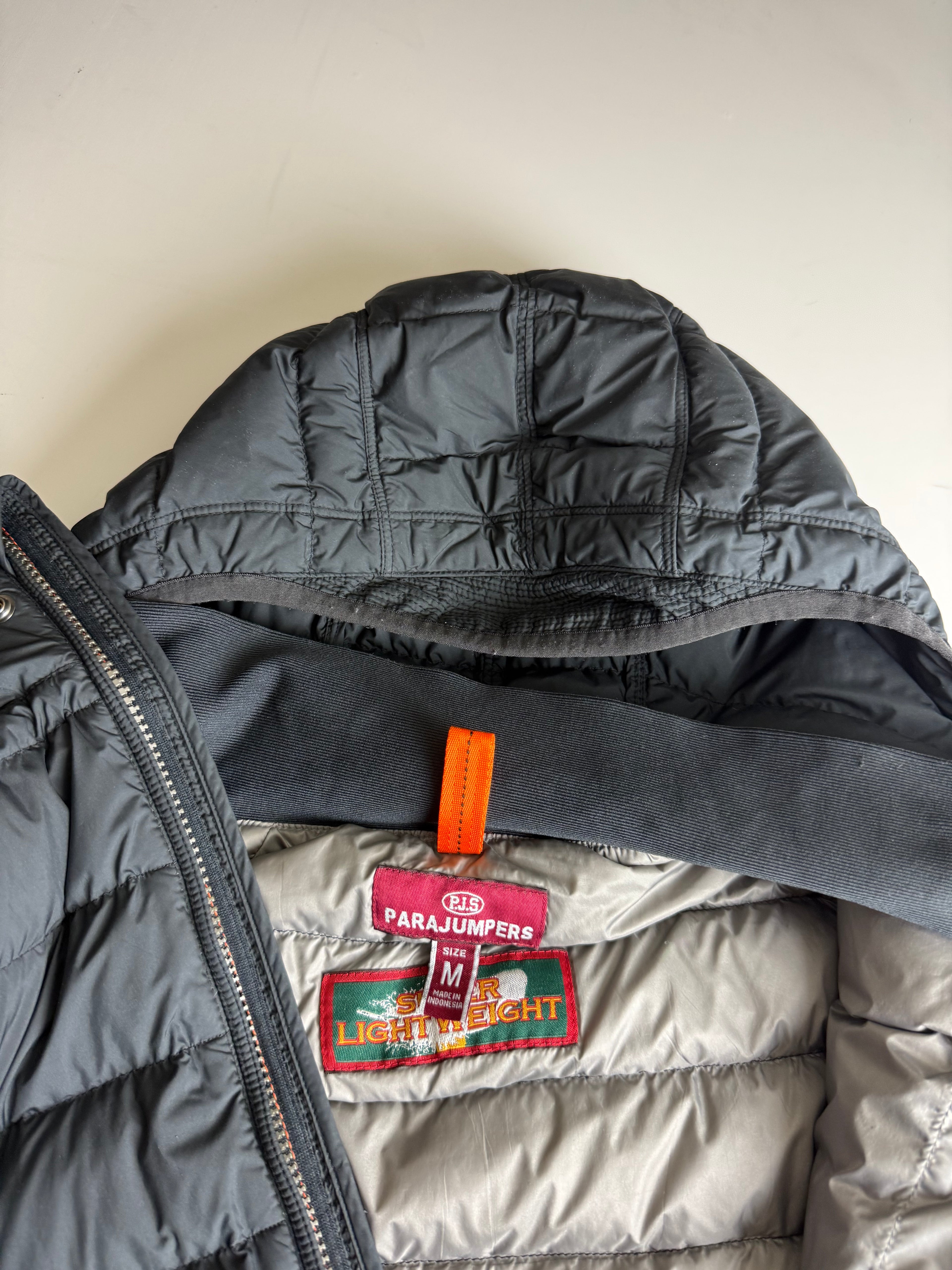 Parajumpers “ugo” last minute donsjack hoody black - Size M