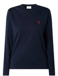 Ami Paris Longsleeve navy red - Size L
