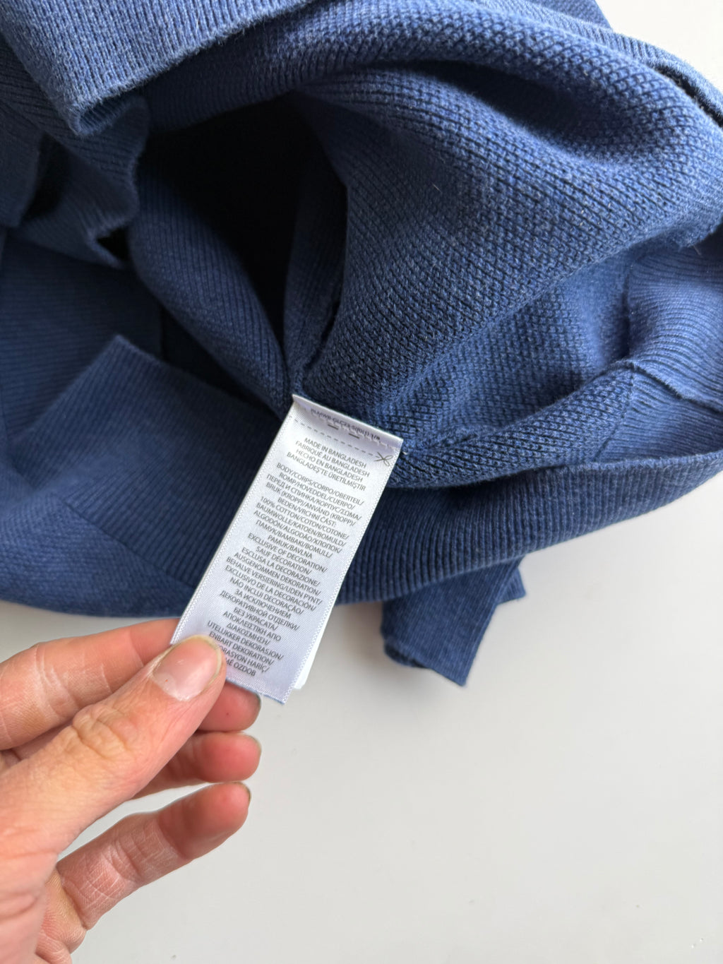 Polo Ralph Lauren quarterzip blue - Size S