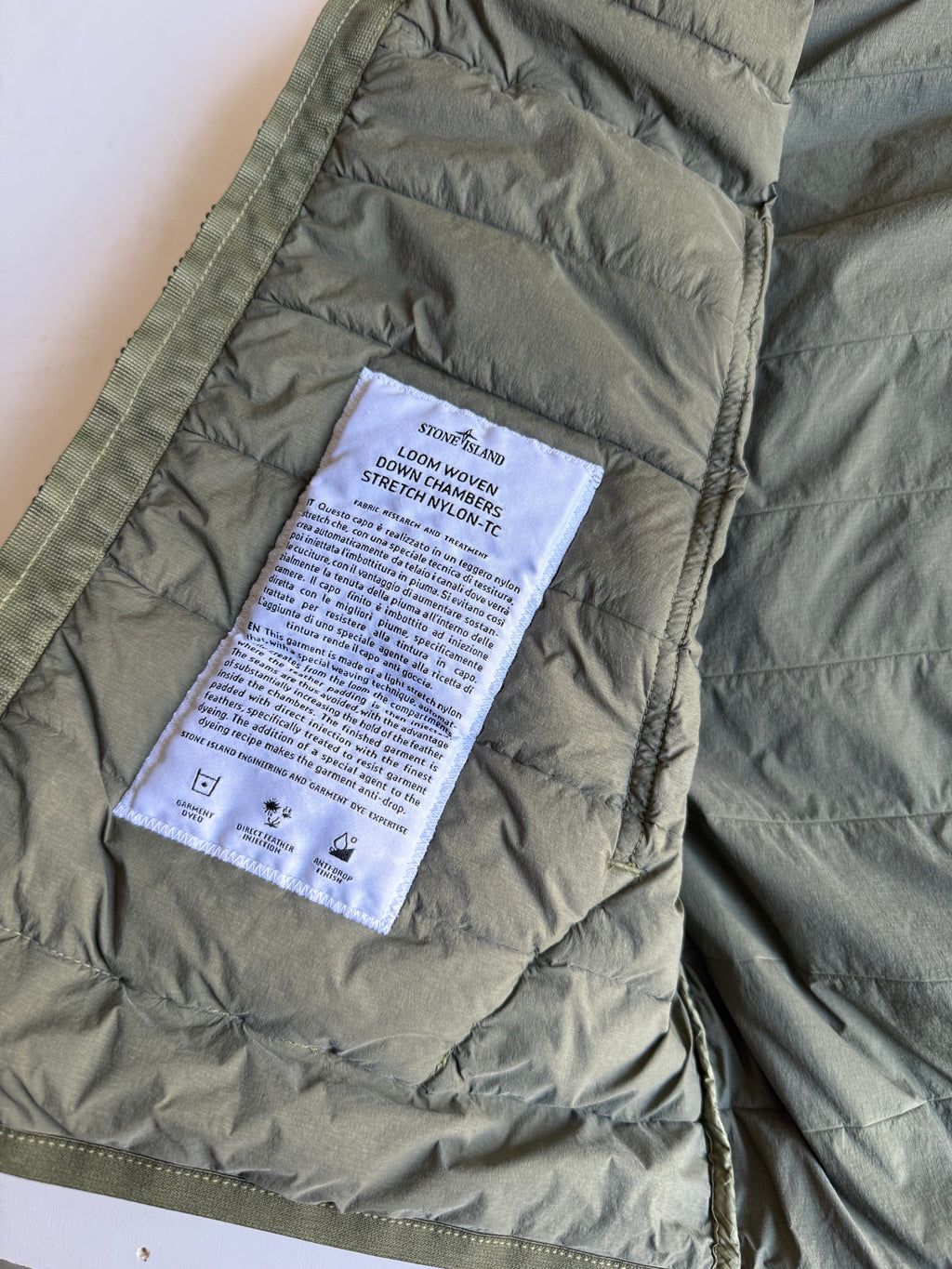 Stone Island bodywarmer gilet green - Size L
