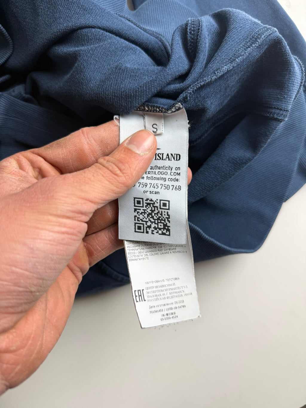 Stone Island Sweater blue - Size s