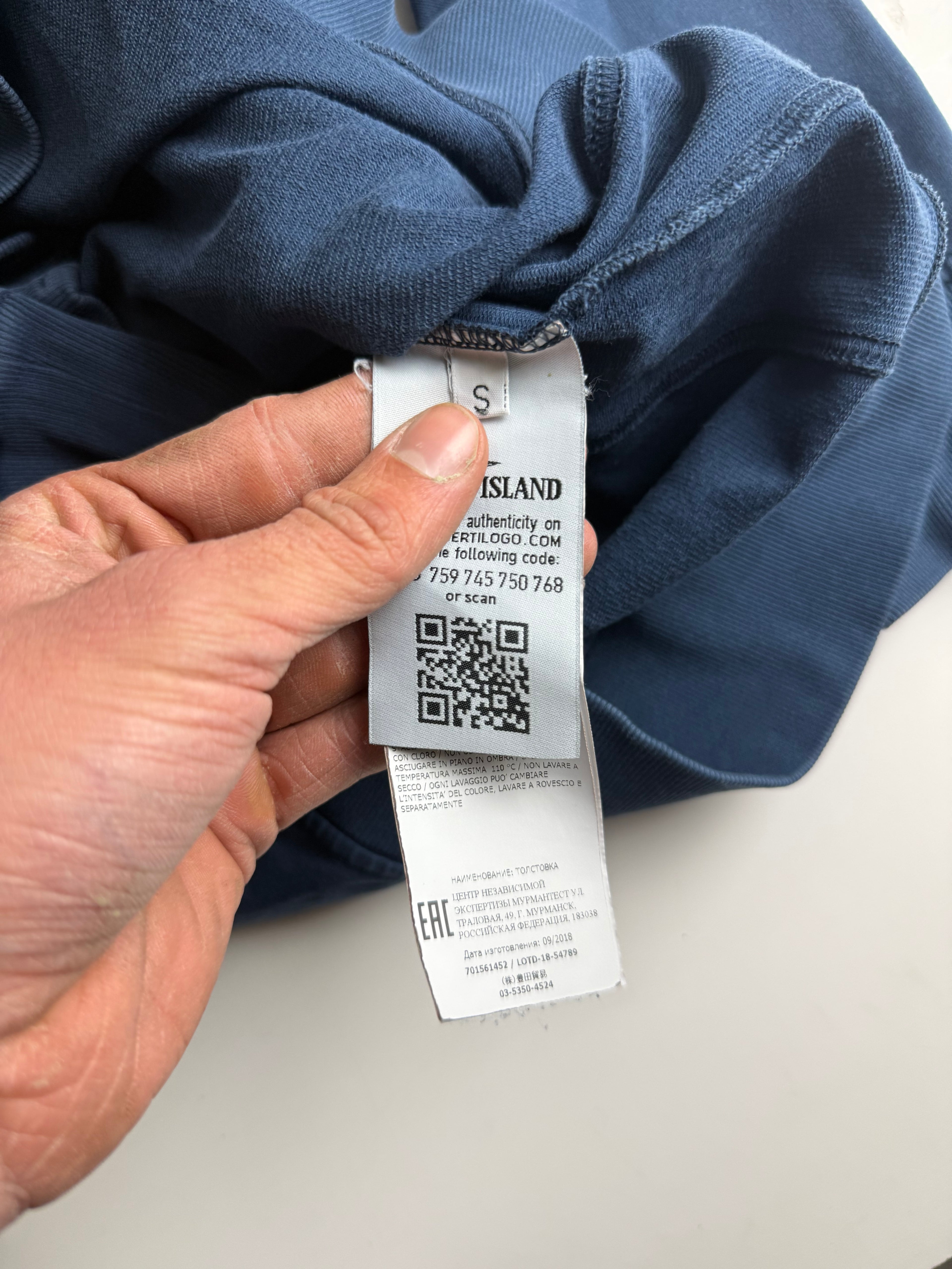 Stone Island Sweater blue - Size s