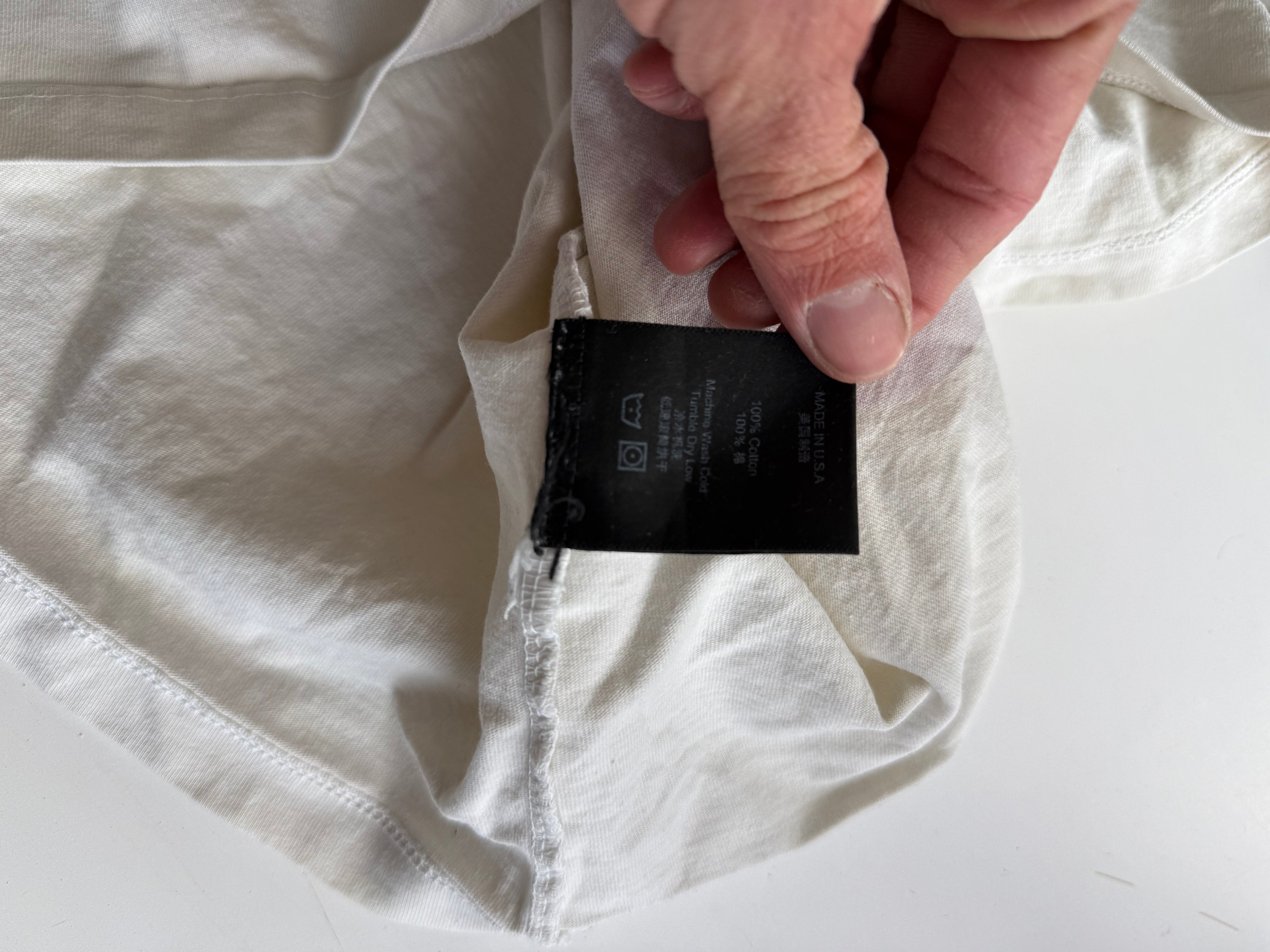 Rhude t-shirt oversized wit - maat s