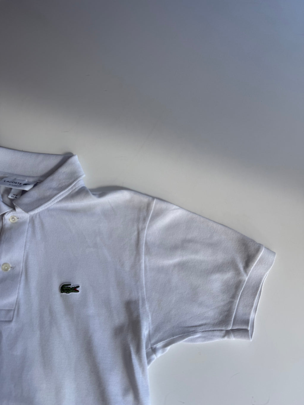 Lacoste polo shirt white - Size xs