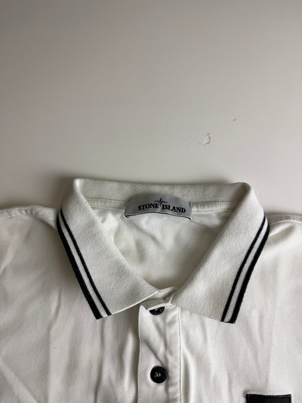 Stone Island polo shirt  white - Size M