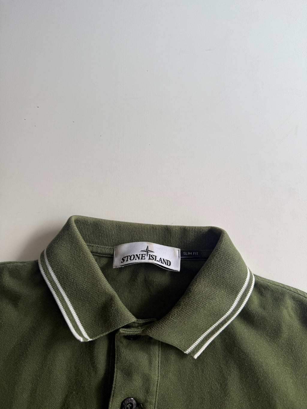 Stone Island polo shirt green - Size S