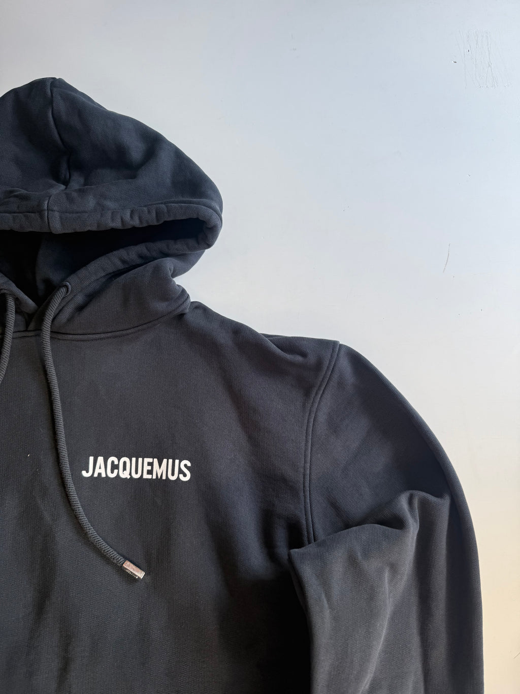 Jacquemus Hoodie navy blue - Size L
