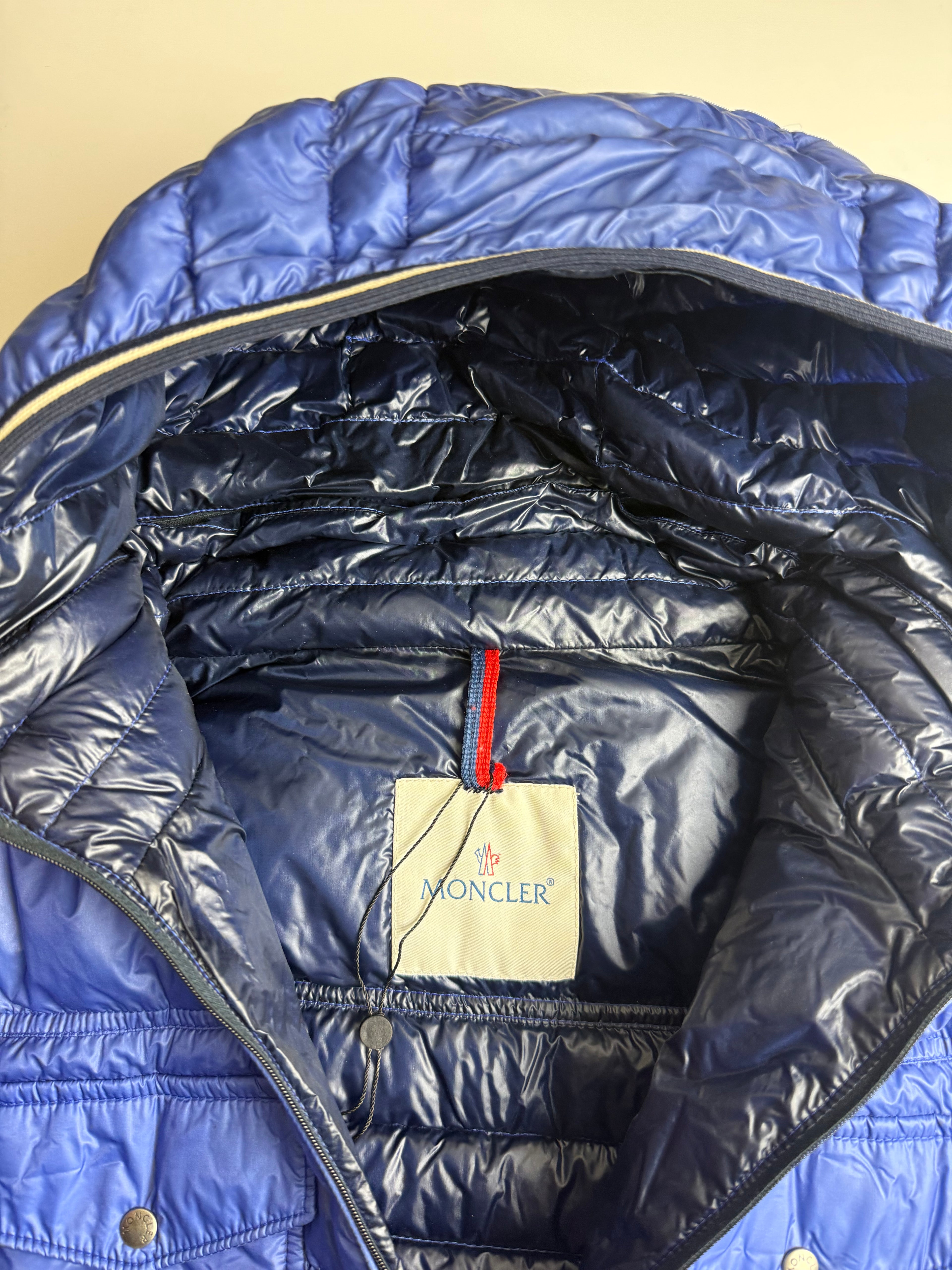 Moncler “clovis” giubutto Jacket blue - Size M