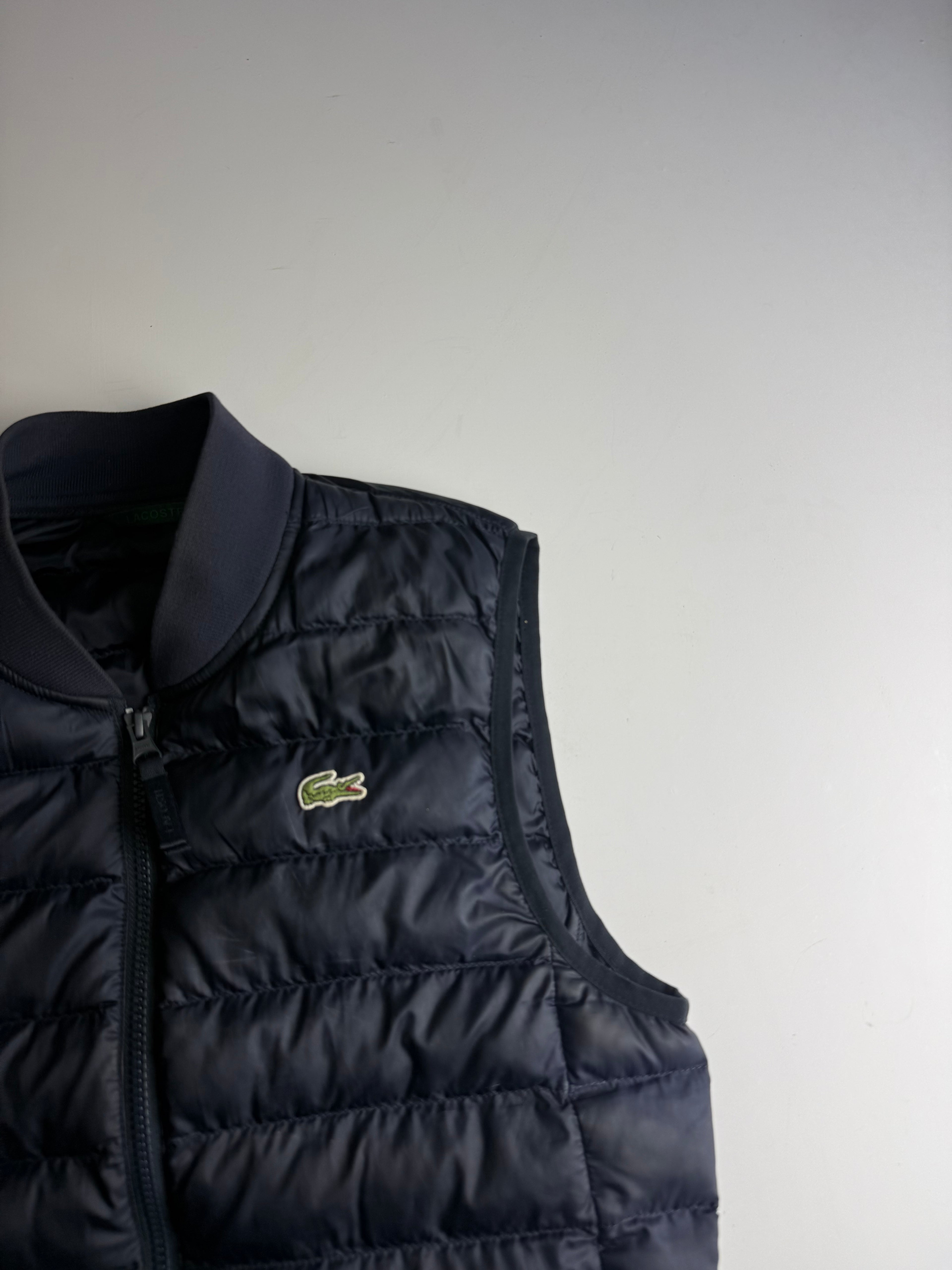 Lacoste bodywarmer gilet navy blue - Size s