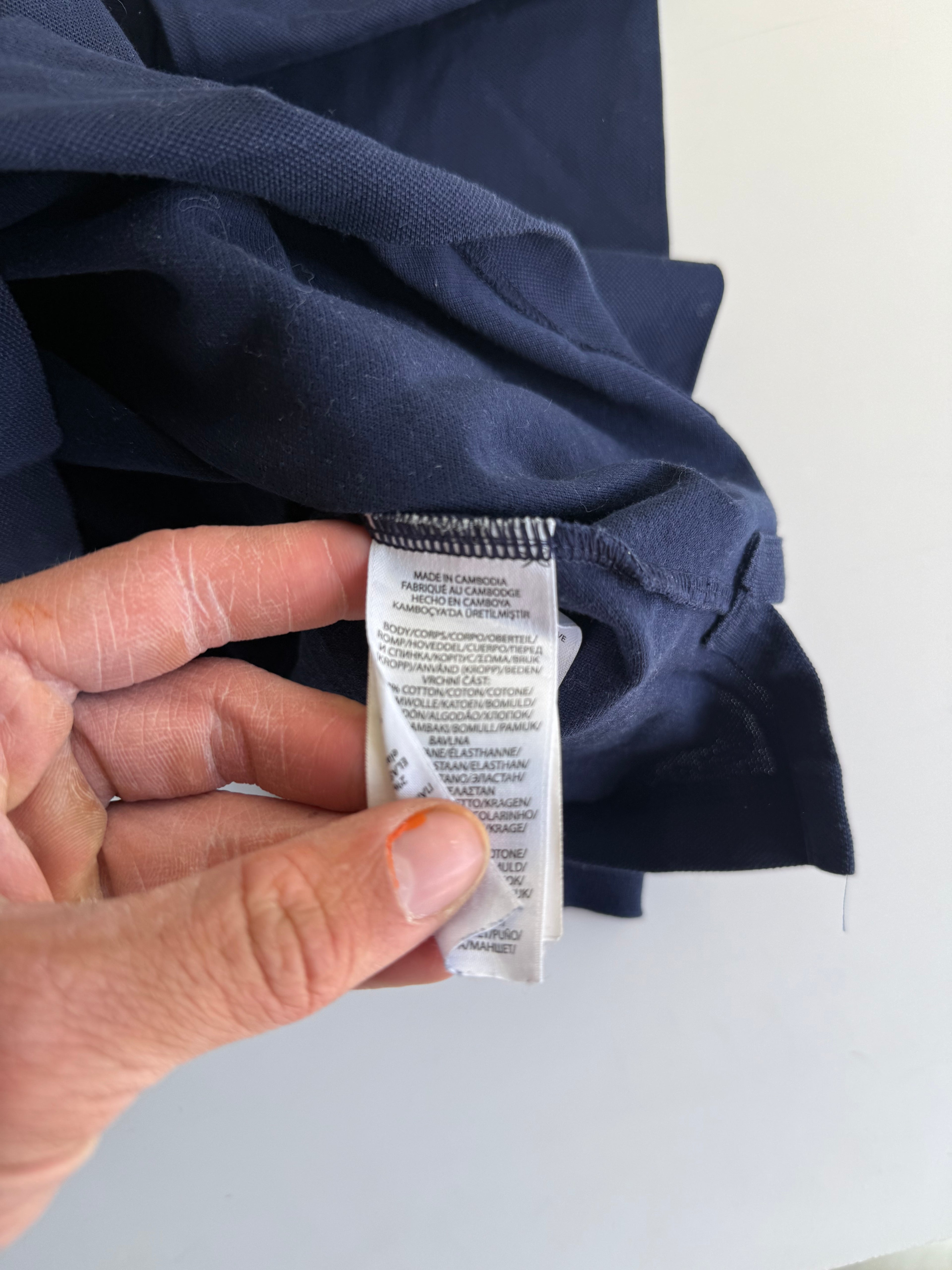 Polo Ralph Lauren polo Longsleeve navy - Size S