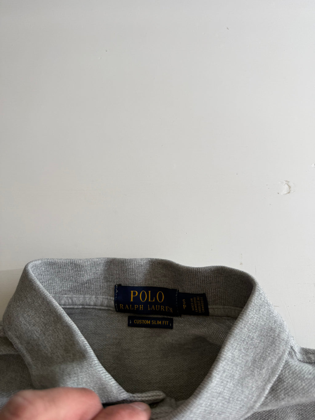 Polo Ralph Lauren Polo Longsleeve grey - Size S
