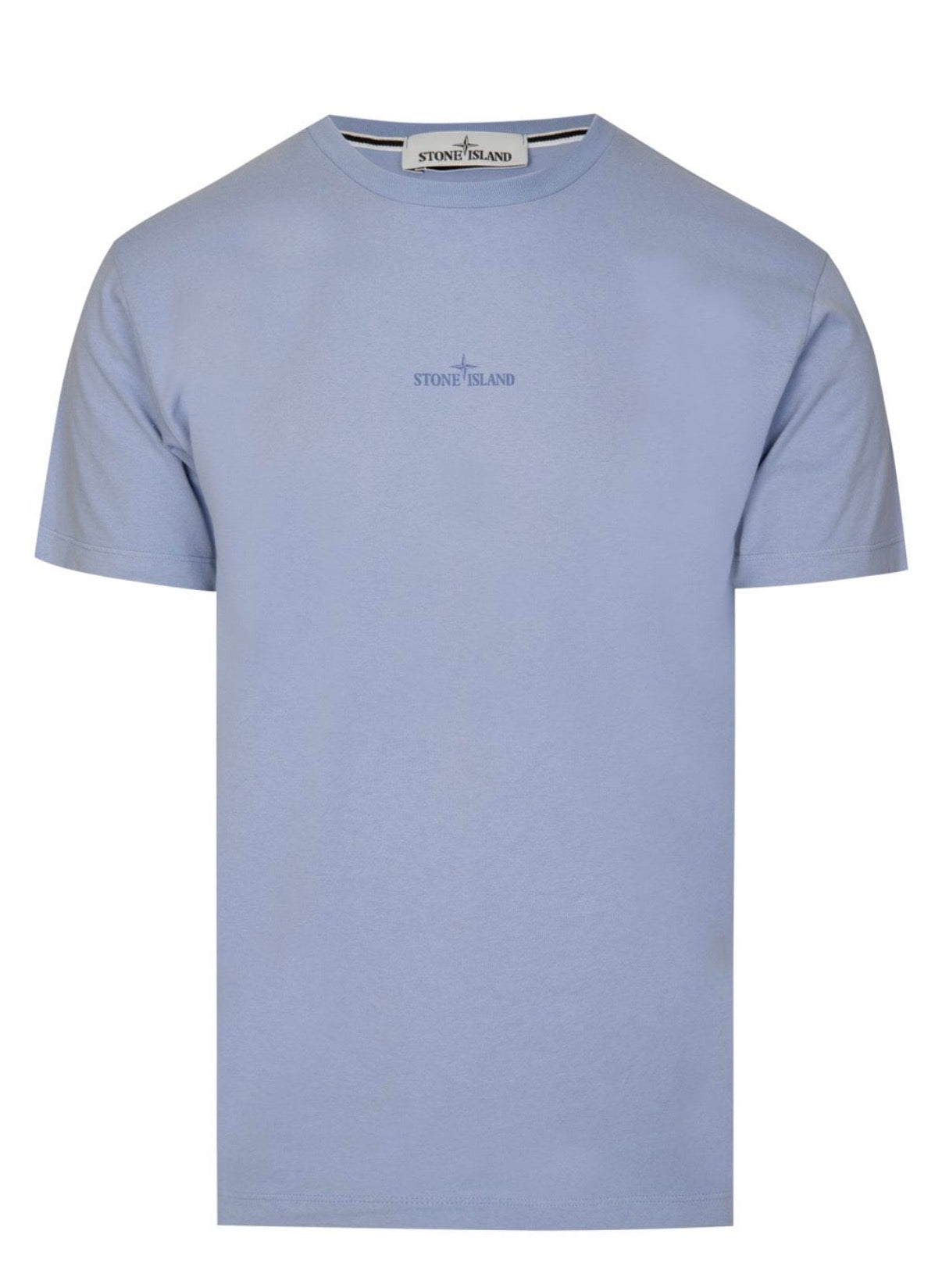 Stone Island t- shirt reflective backprint light blue - Size s