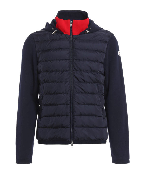 Moncler Cardigan maglia navy red - Size L