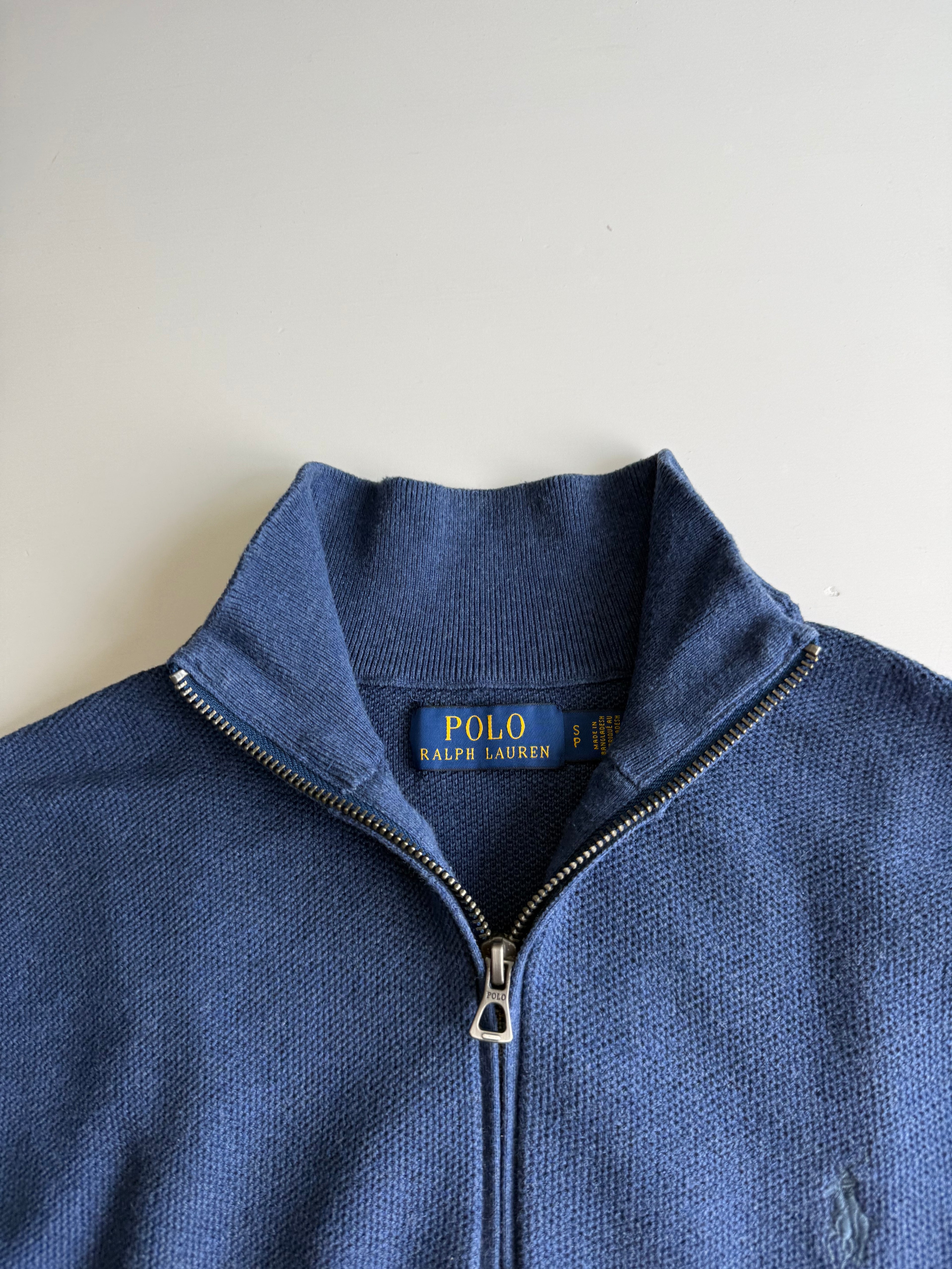 Polo Ralph Lauren quarterzip blue - Size S