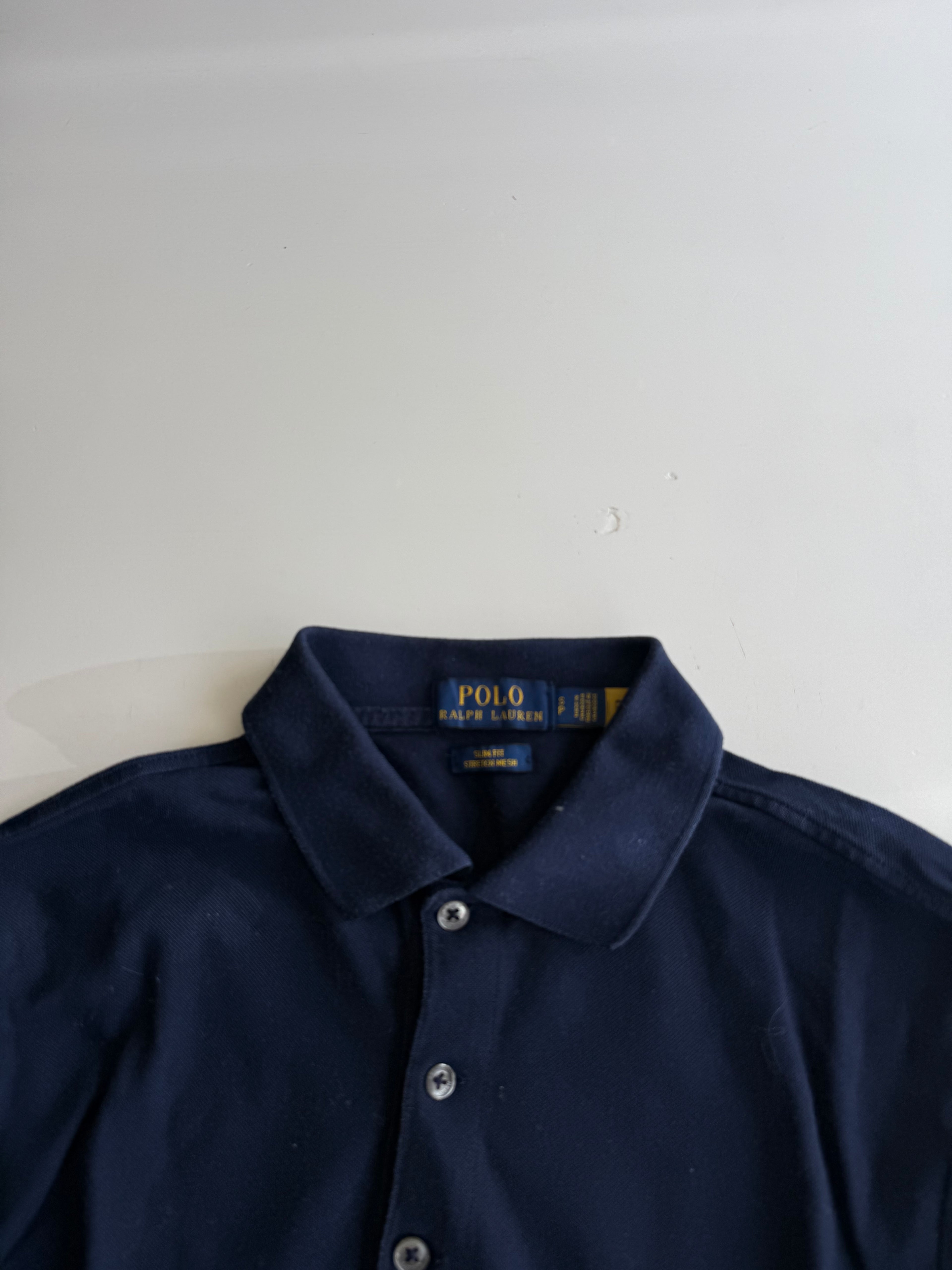 Polo Ralph Lauren polo Longsleeve navy - Size S