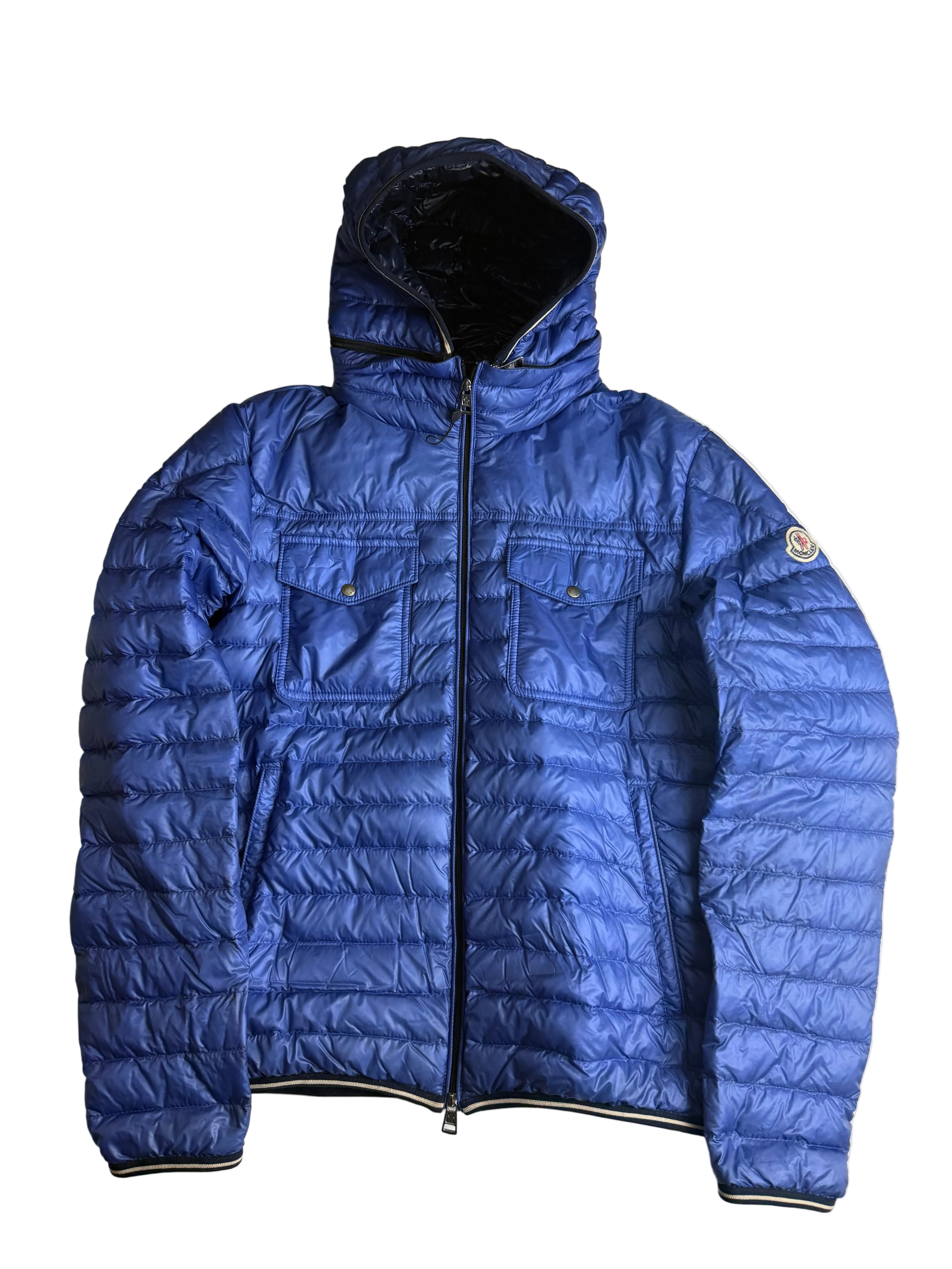 Moncler “clovis” giubutto Jacket blue - Size M