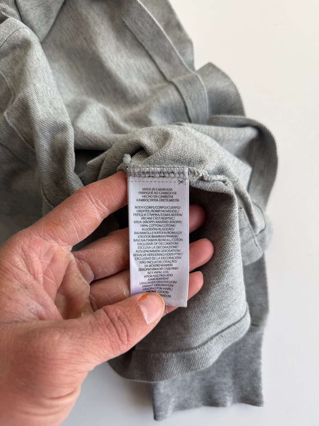 Polo Ralph Lauren Polo Longsleeve grey - Size S