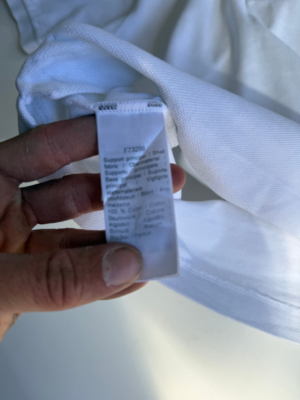 Lacoste polo shirt white - Size xs