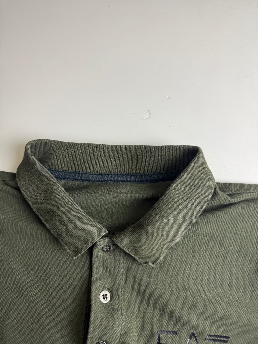 Emporio Armani polo longsleeve green - Size M