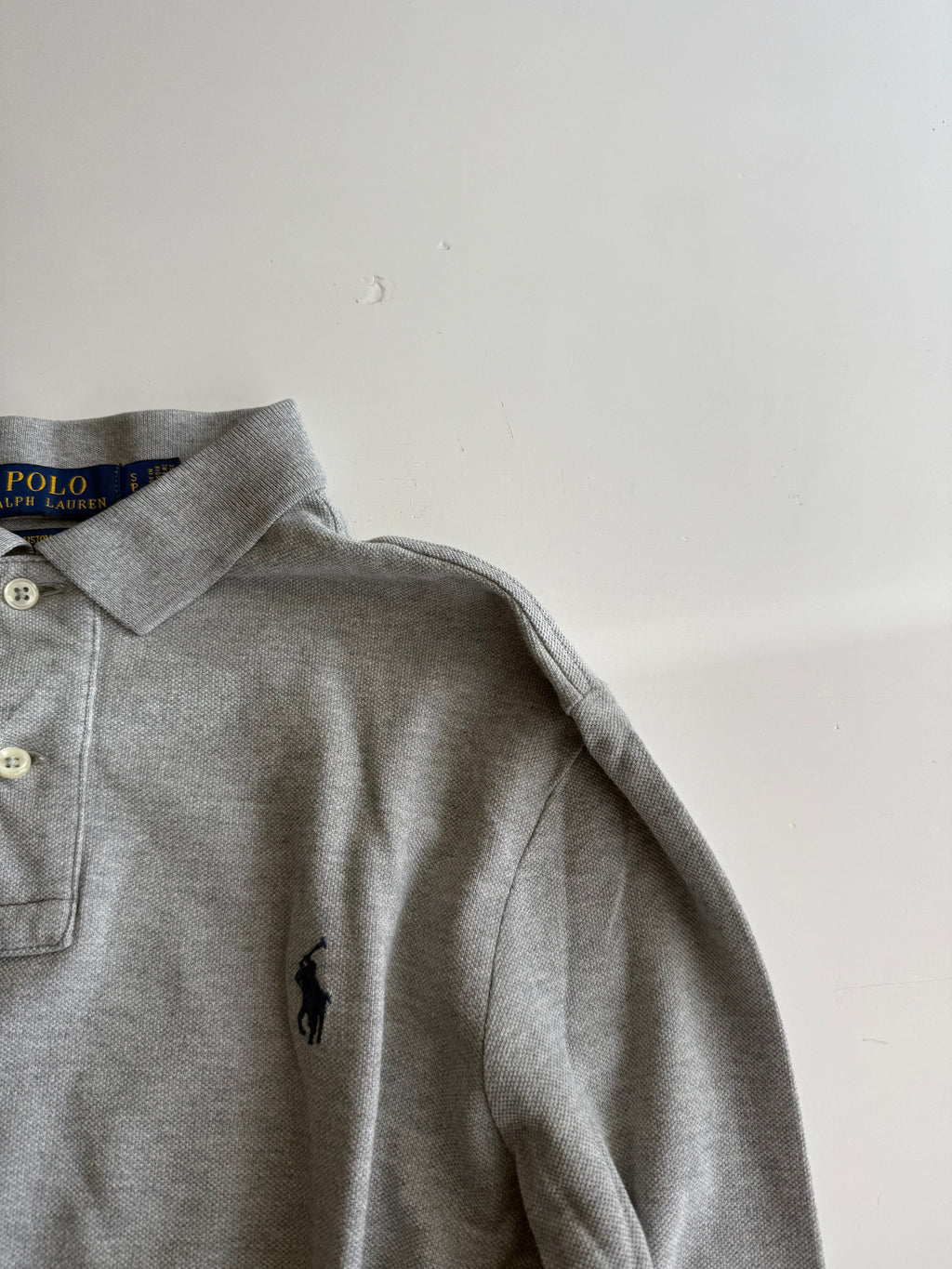 Polo Ralph Lauren Polo Longsleeve grey - Size S