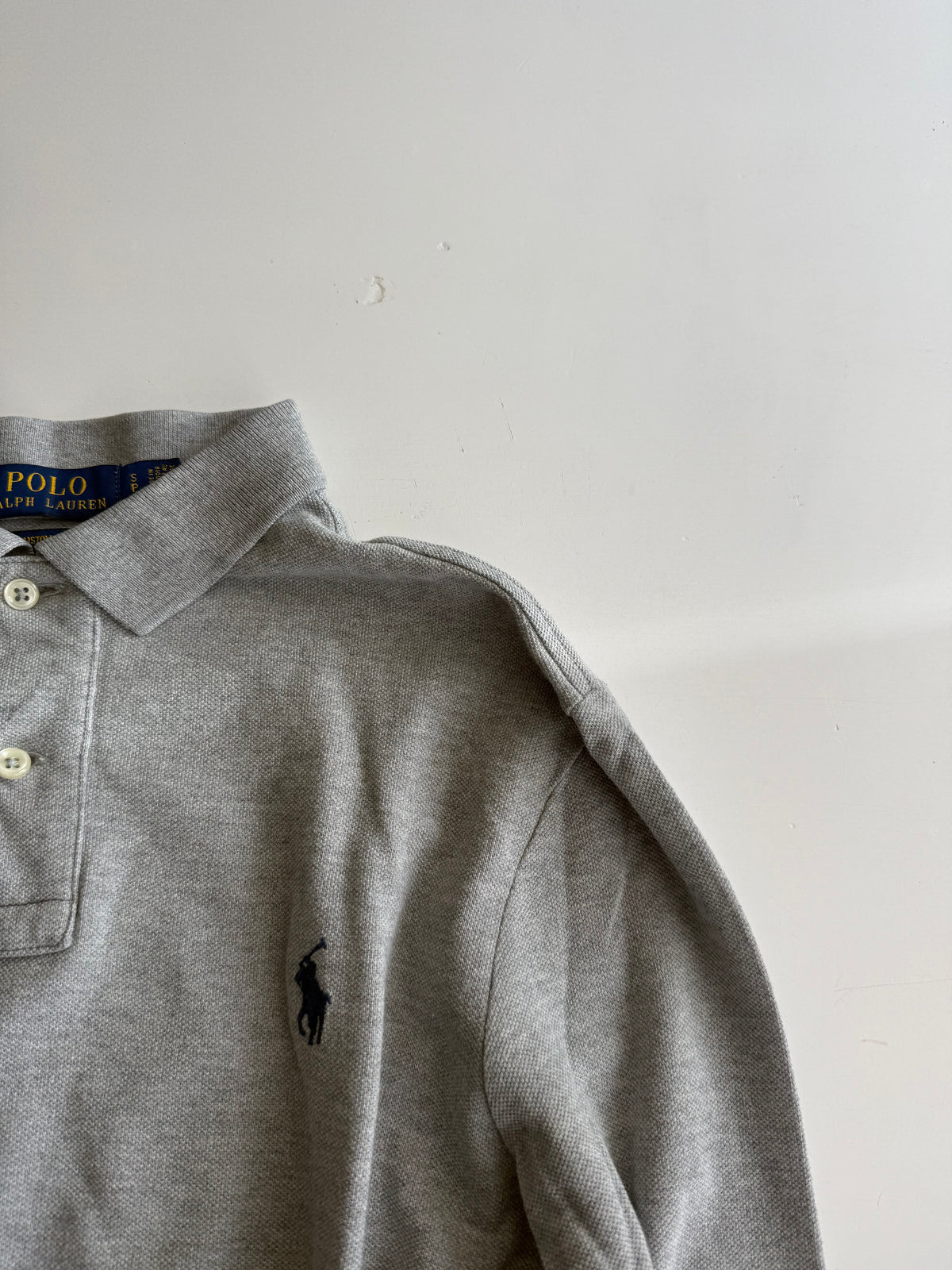 Polo Ralph Lauren Polo Longsleeve grey - Size S
