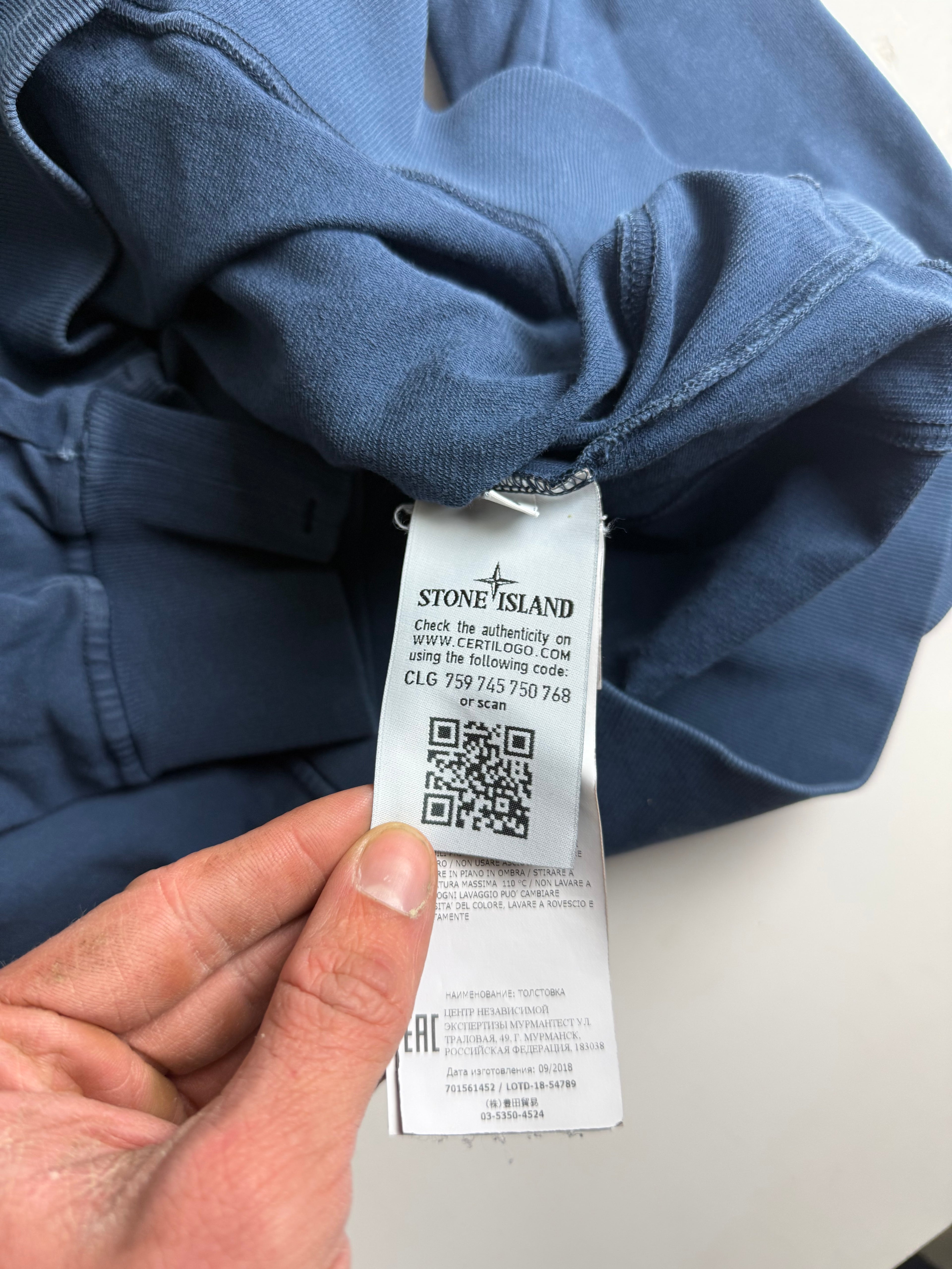 Stone Island Sweater blue - Size s