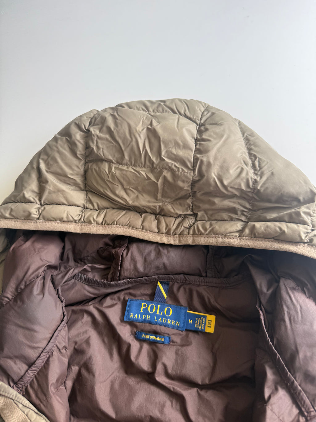 Polo Ralph Lauren gewatteerde Jas khaki - Size m