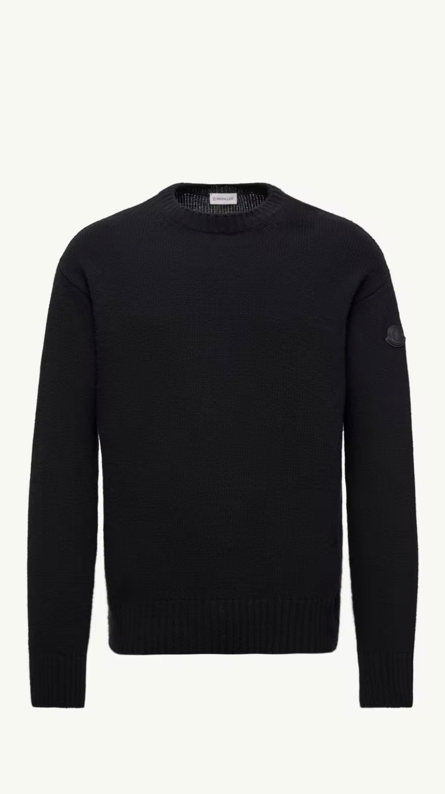 Moncler knit sweater black - Size xl