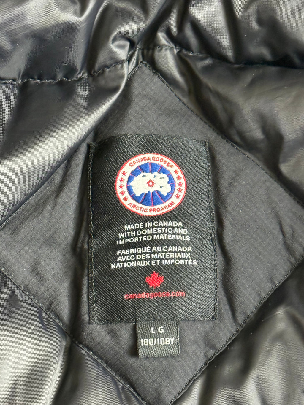 Canada Goose “ Lodge” Jacket Size L