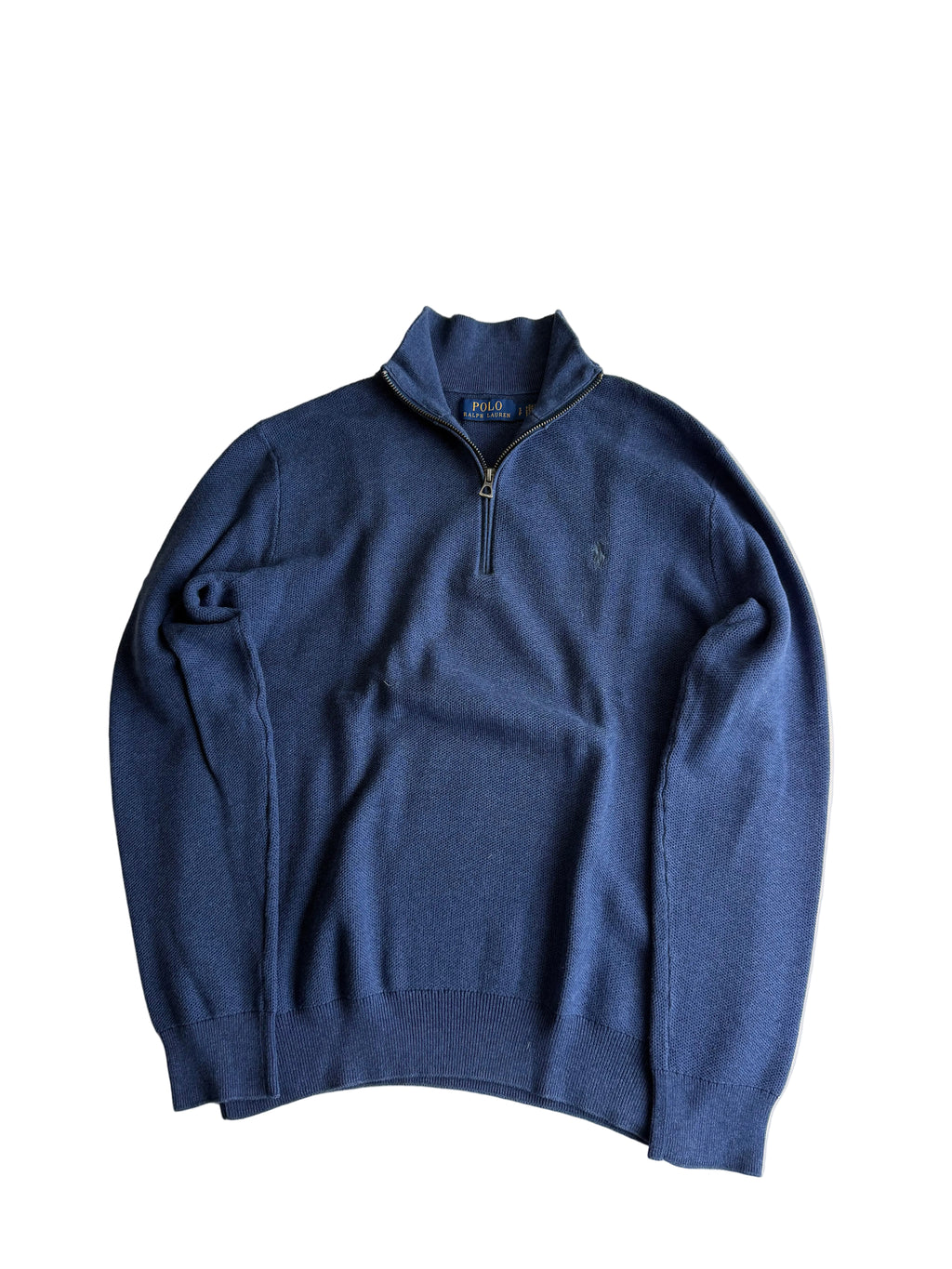 Polo Ralph Lauren quarterzip blue - Size S