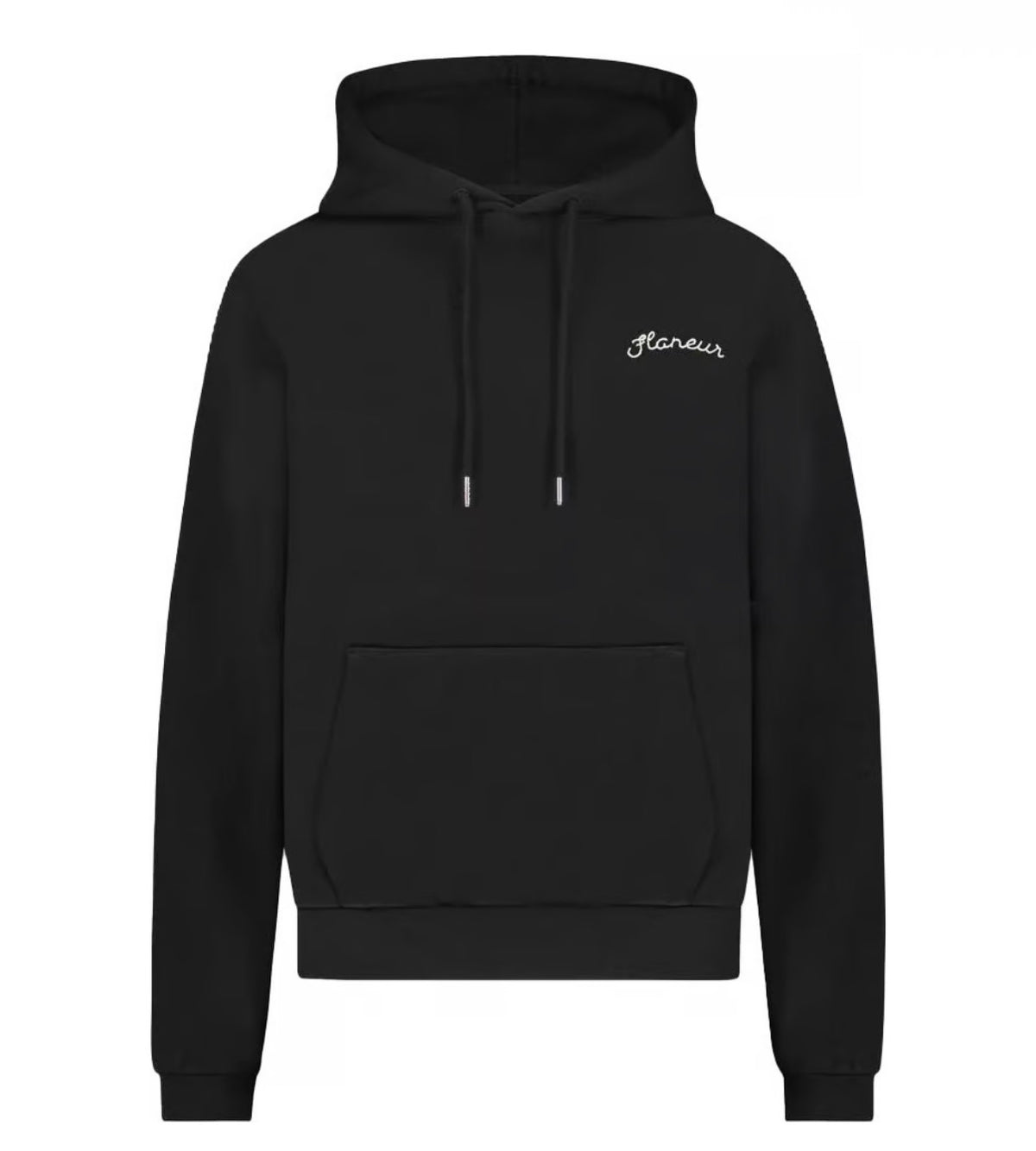 Flaneur graphic hoodie black - Size M