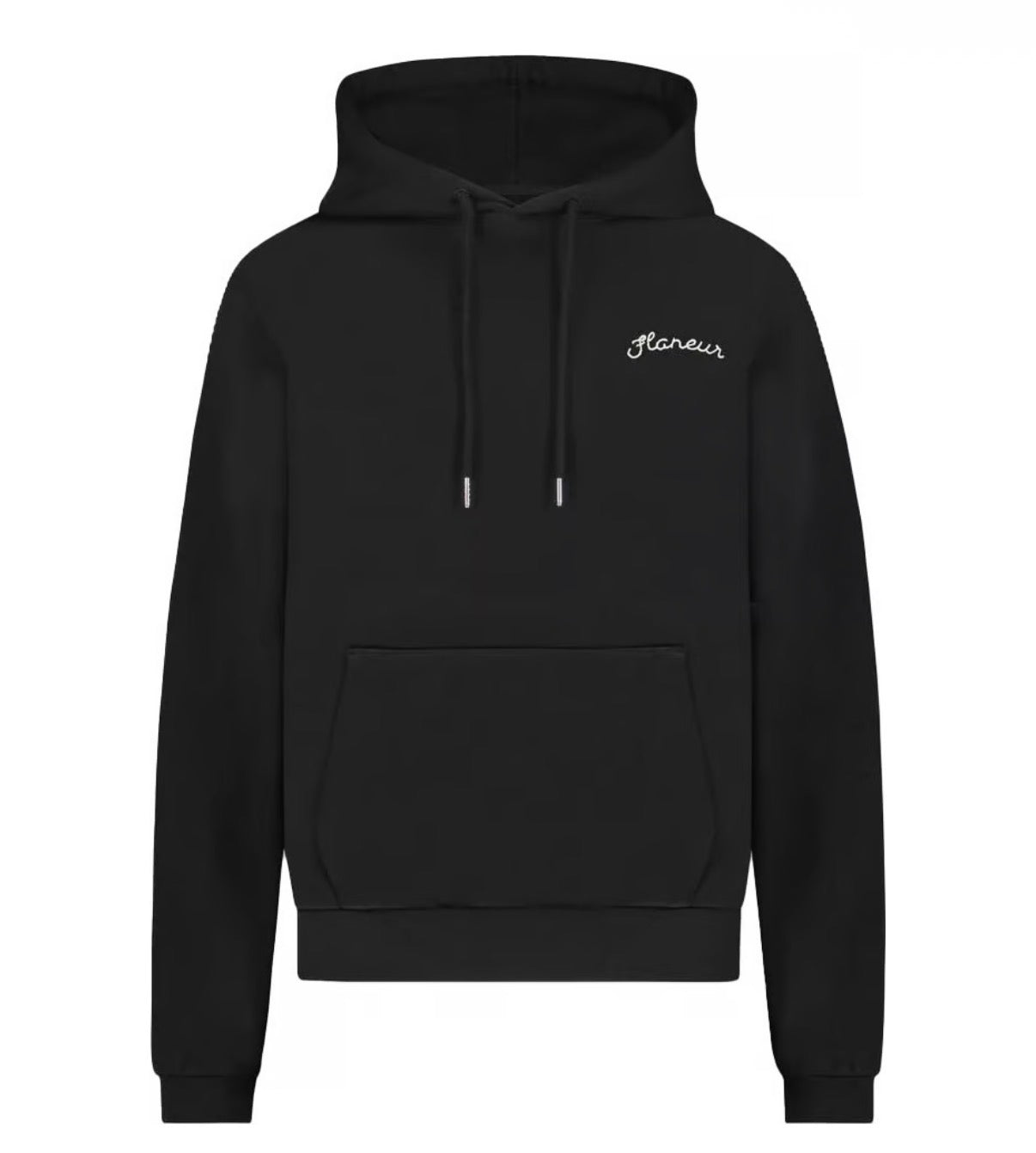 Flaneur graphic hoodie black - Size M