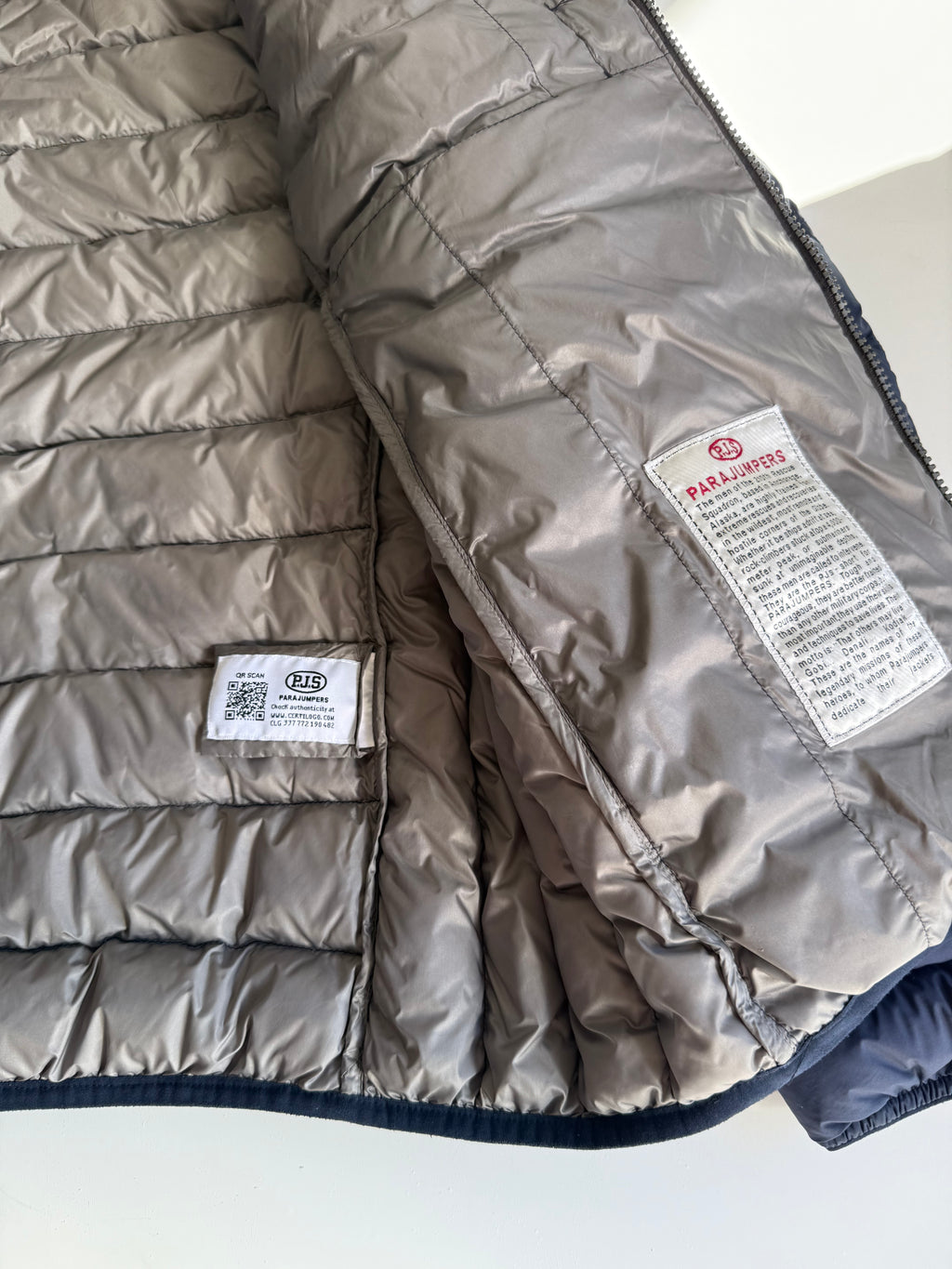 Parajumpers ugo gewatteerde jas navy blauw- Size xl