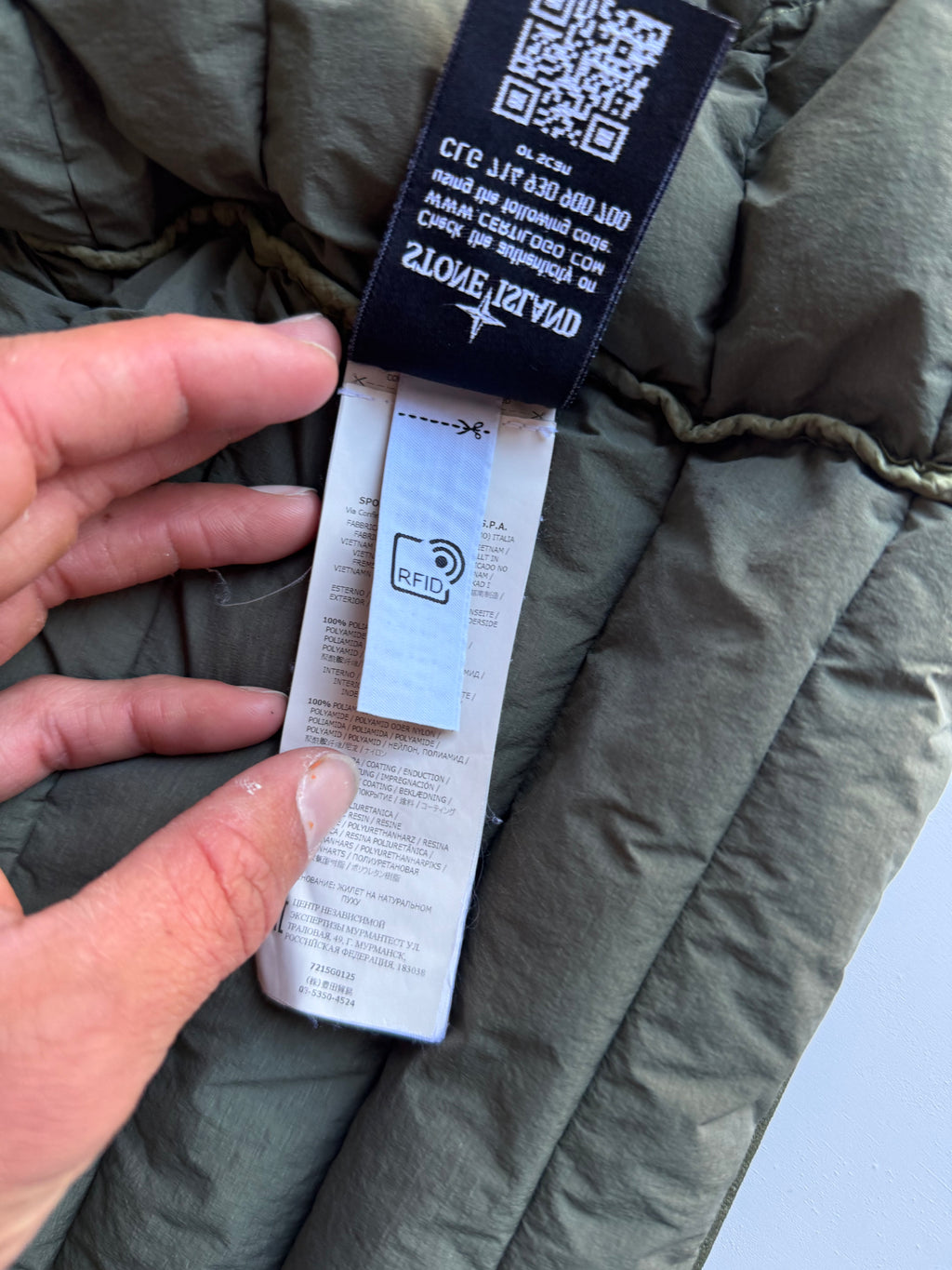 Stone Island bodywarmer gilet green - Size L