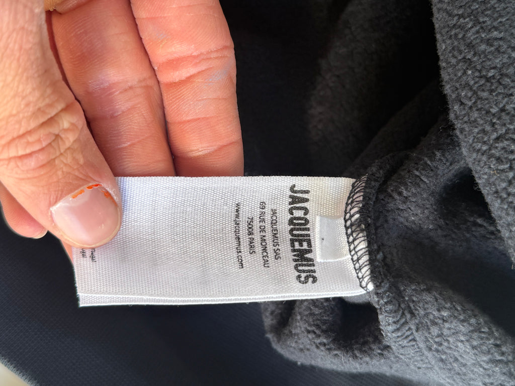 Jacquemus Hoodie navy blue - Size L