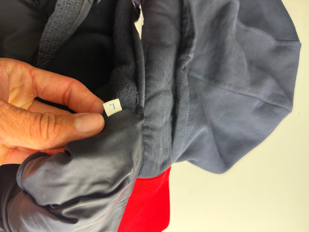 Moncler Cardigan maglia navy red - Size L