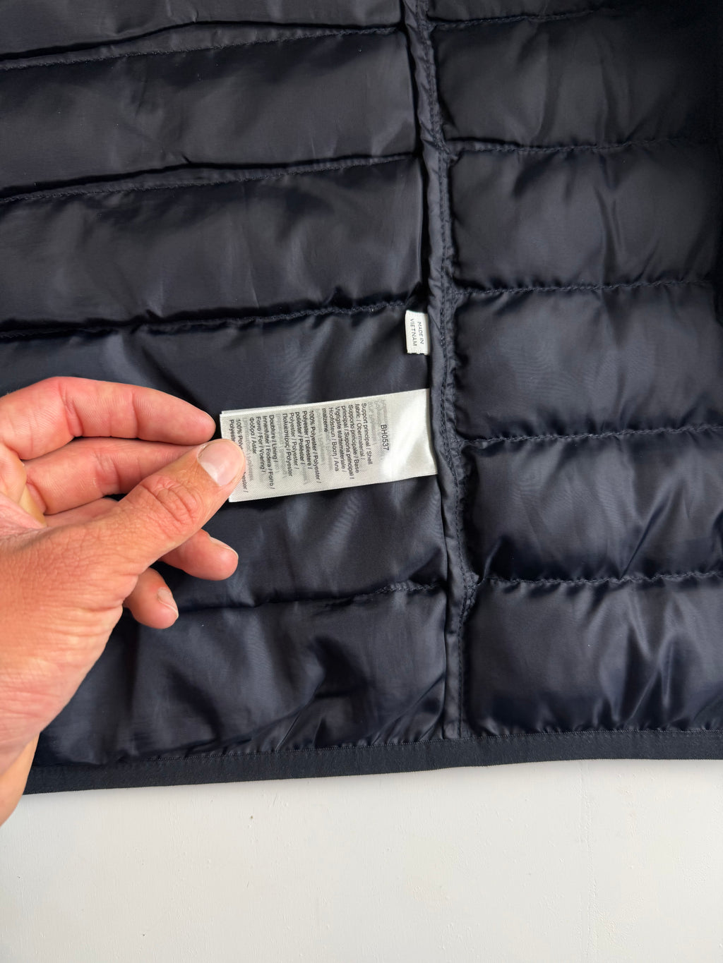 Lacoste bodywarmer gilet navy blue - Size s