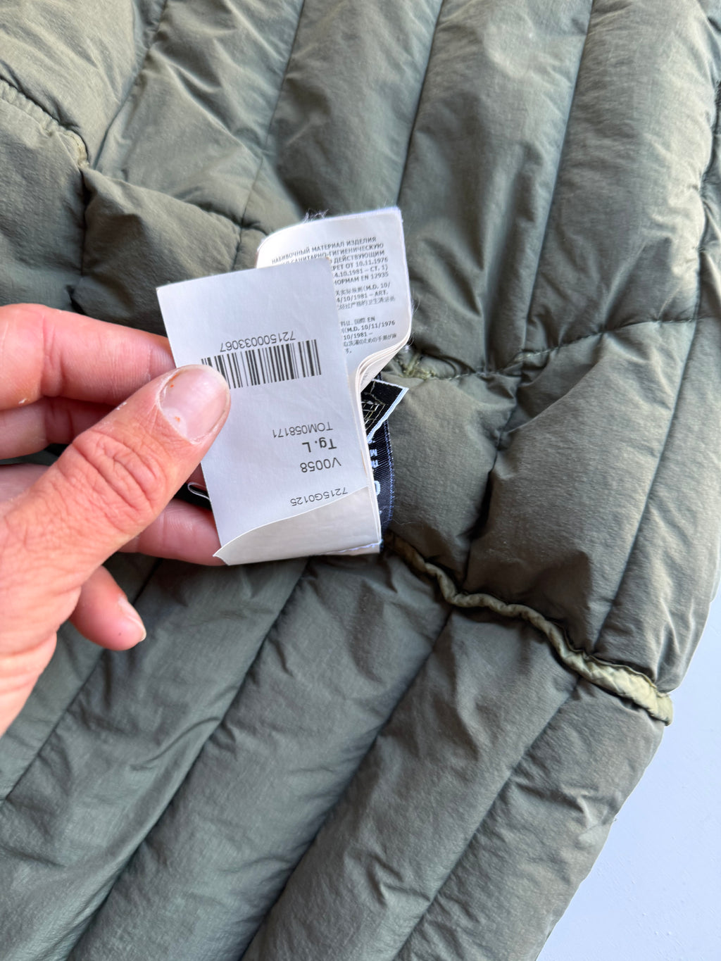 Stone Island bodywarmer gilet green - Size L