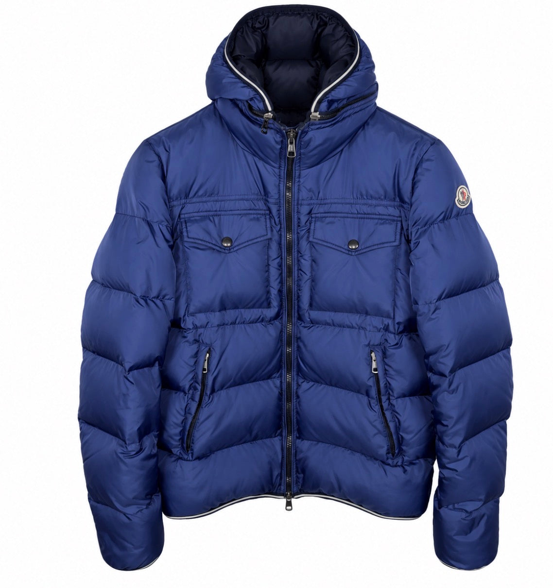 Moncler Thomas giubbotto blue - Size L