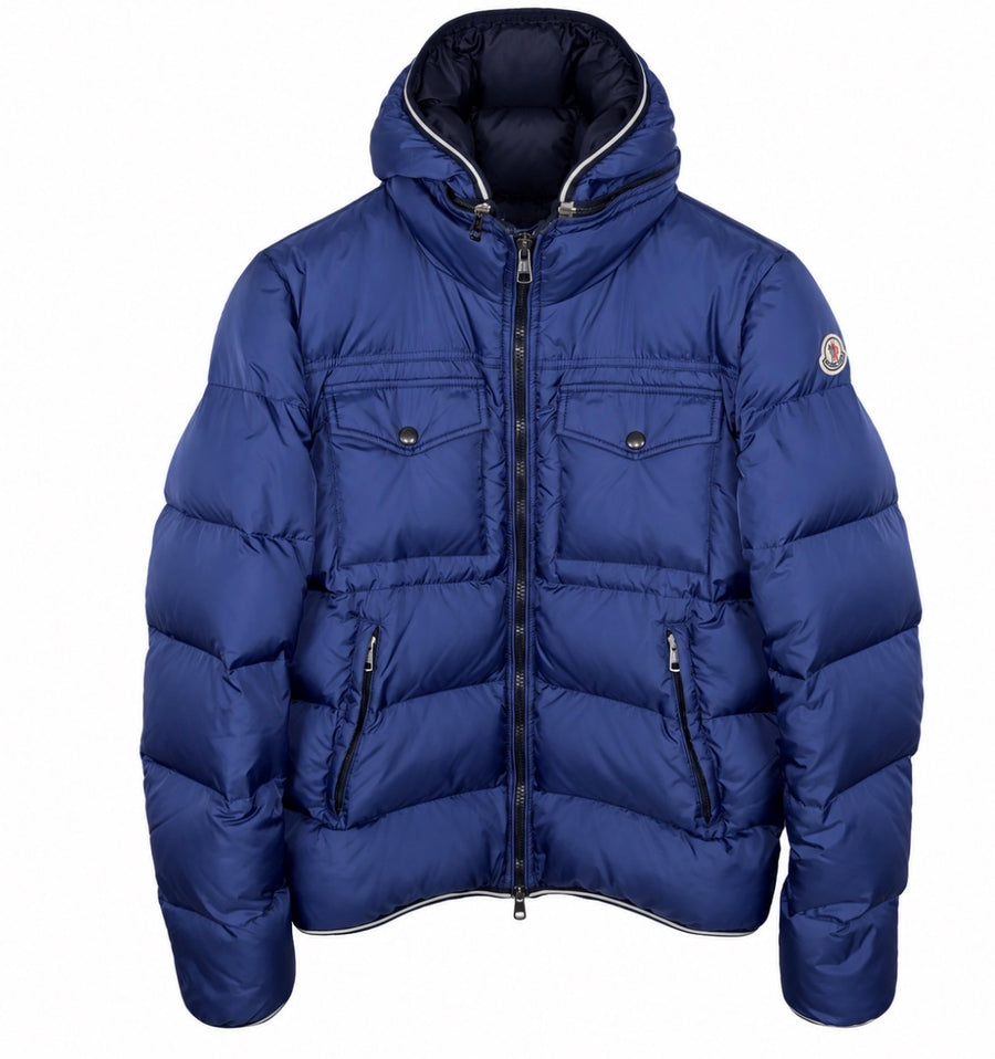 Moncler Thomas giubbotto blue - Size L