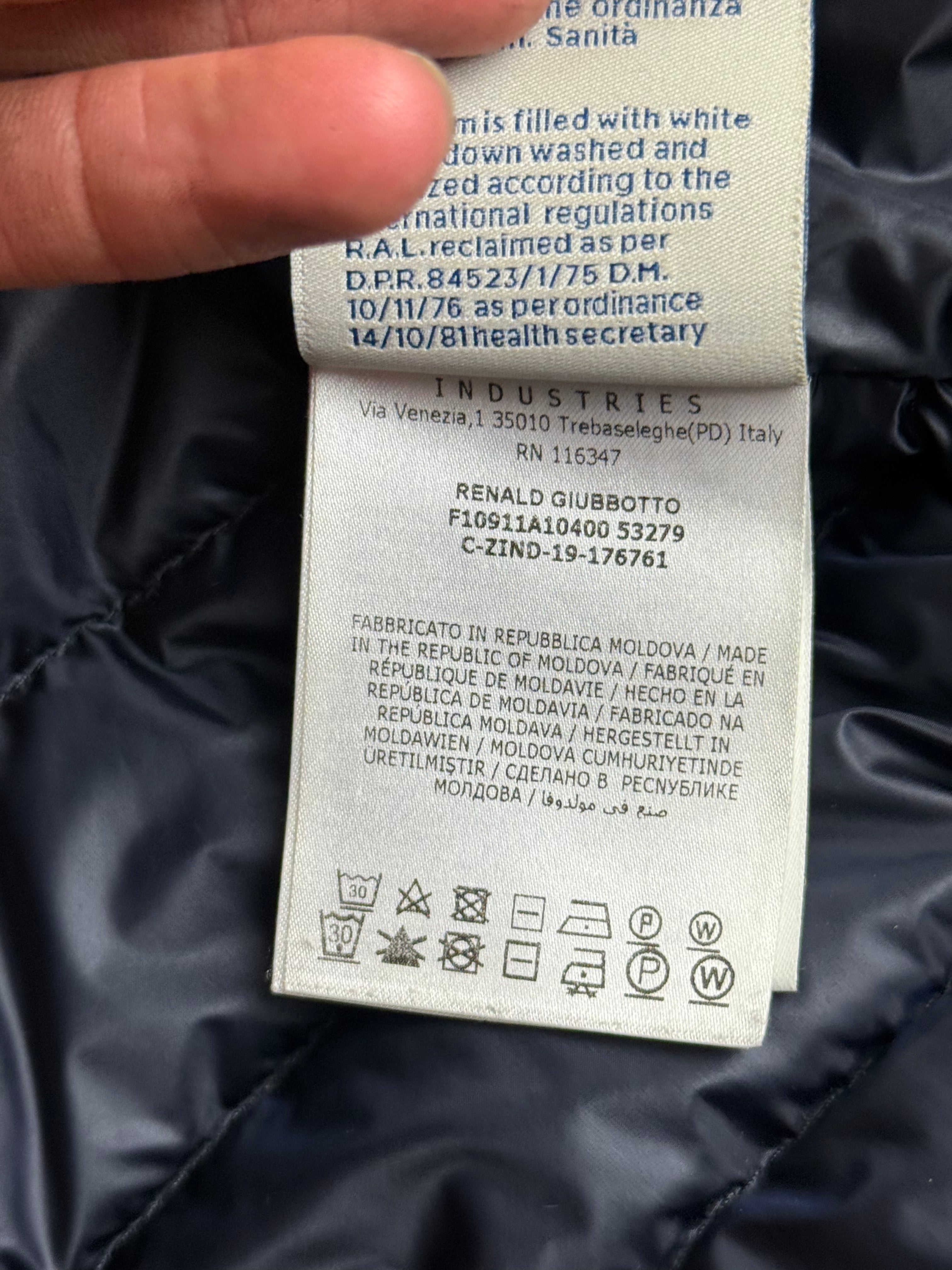 Moncler “Renald” Giubutto Jacket navy - Size S