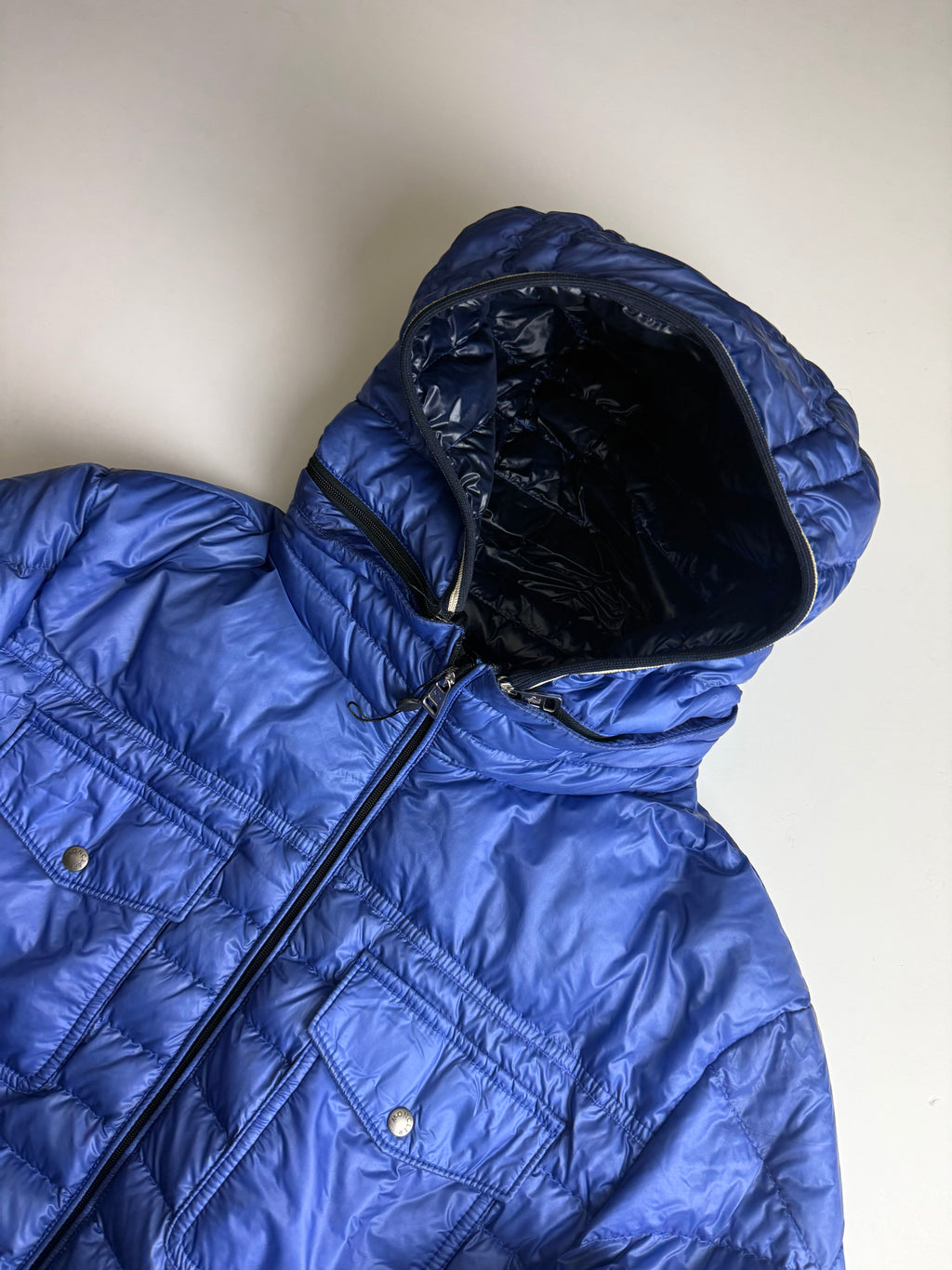 Moncler “clovis” giubutto Jacket blue - Size M